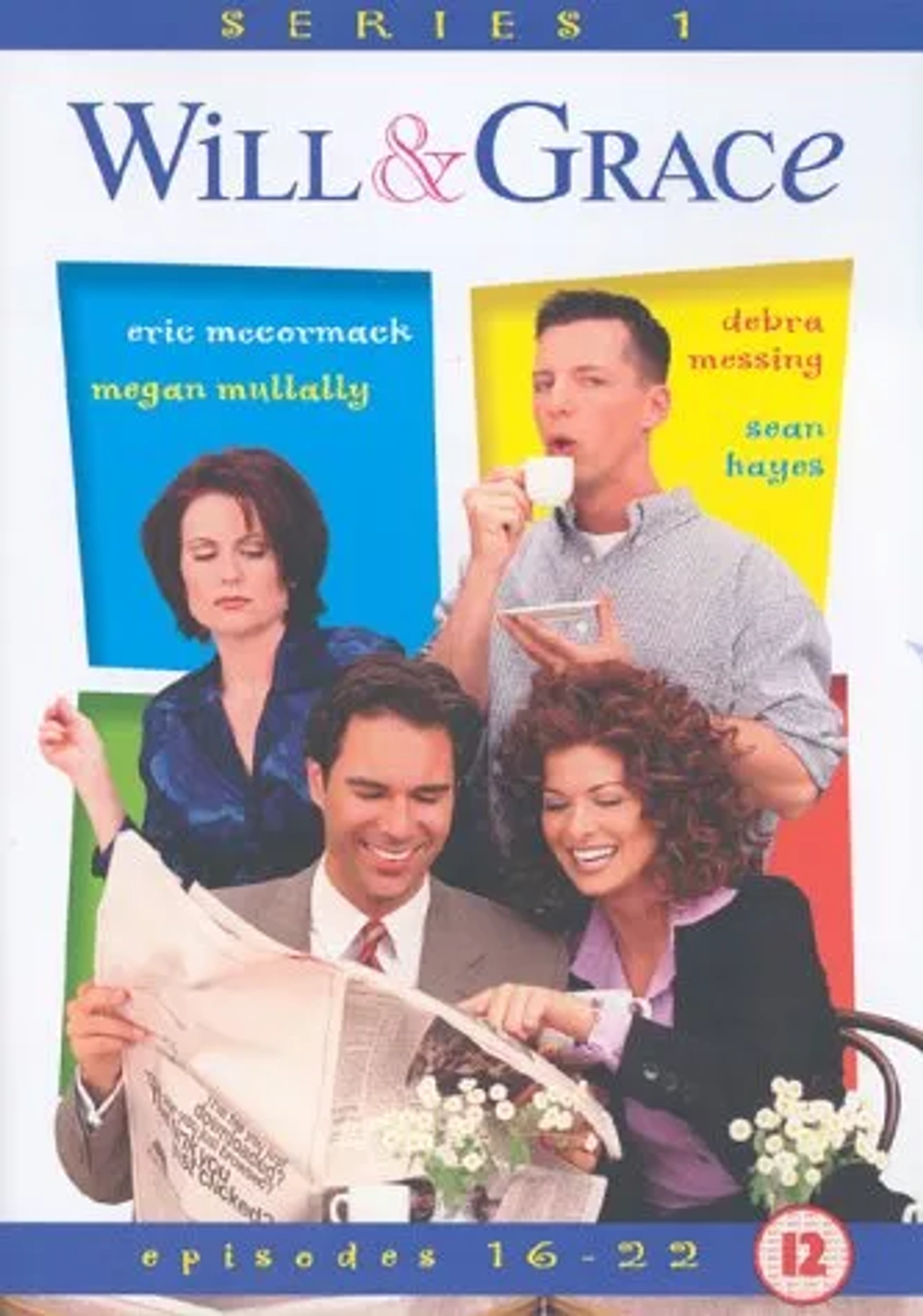 Sean Hayes, Eric McCormack, Debra Messing, and Megan Mullally in Will & Grace (1998)