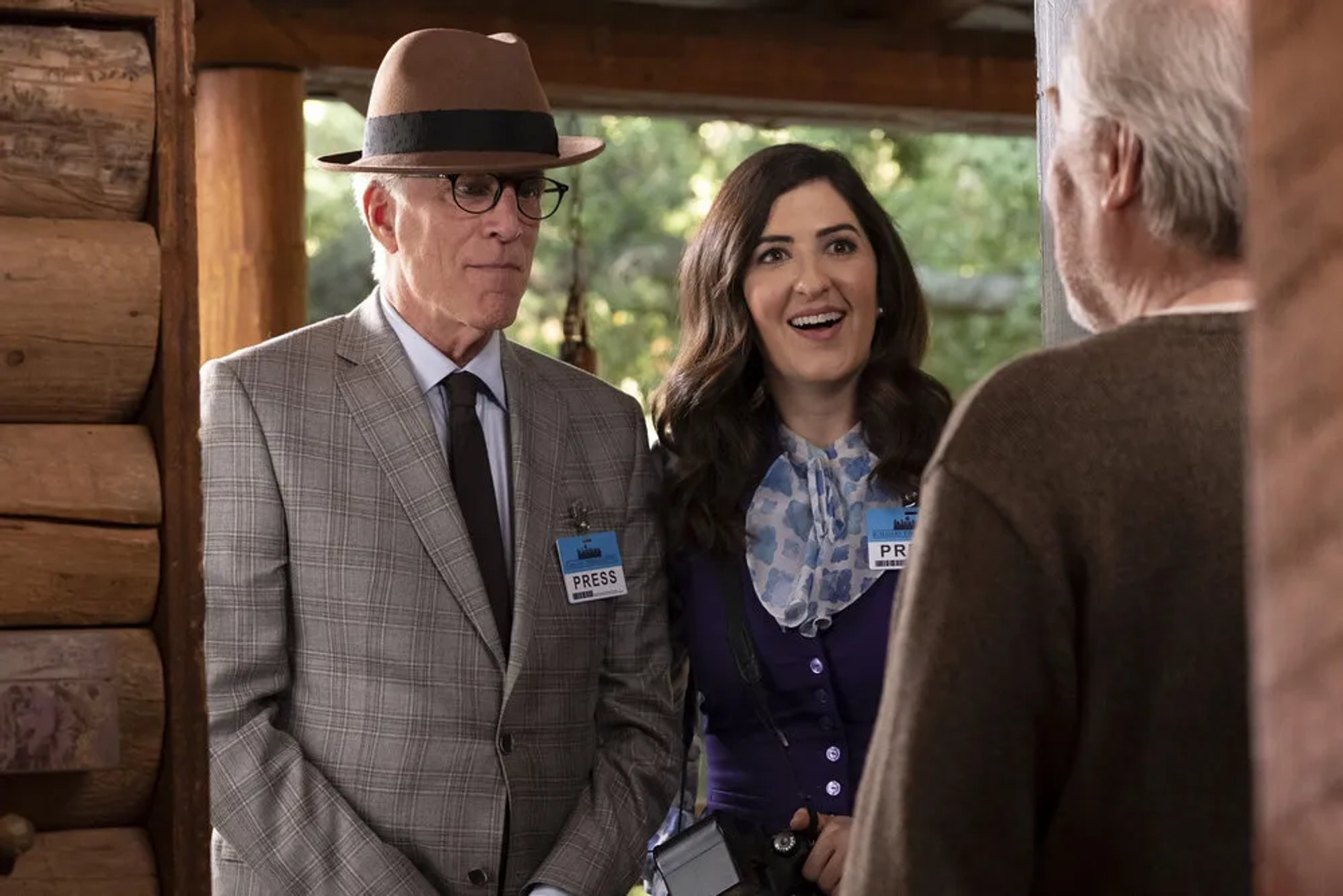 Ted Danson, Michael McKean, and D'Arcy Carden in The Good Place (2016)