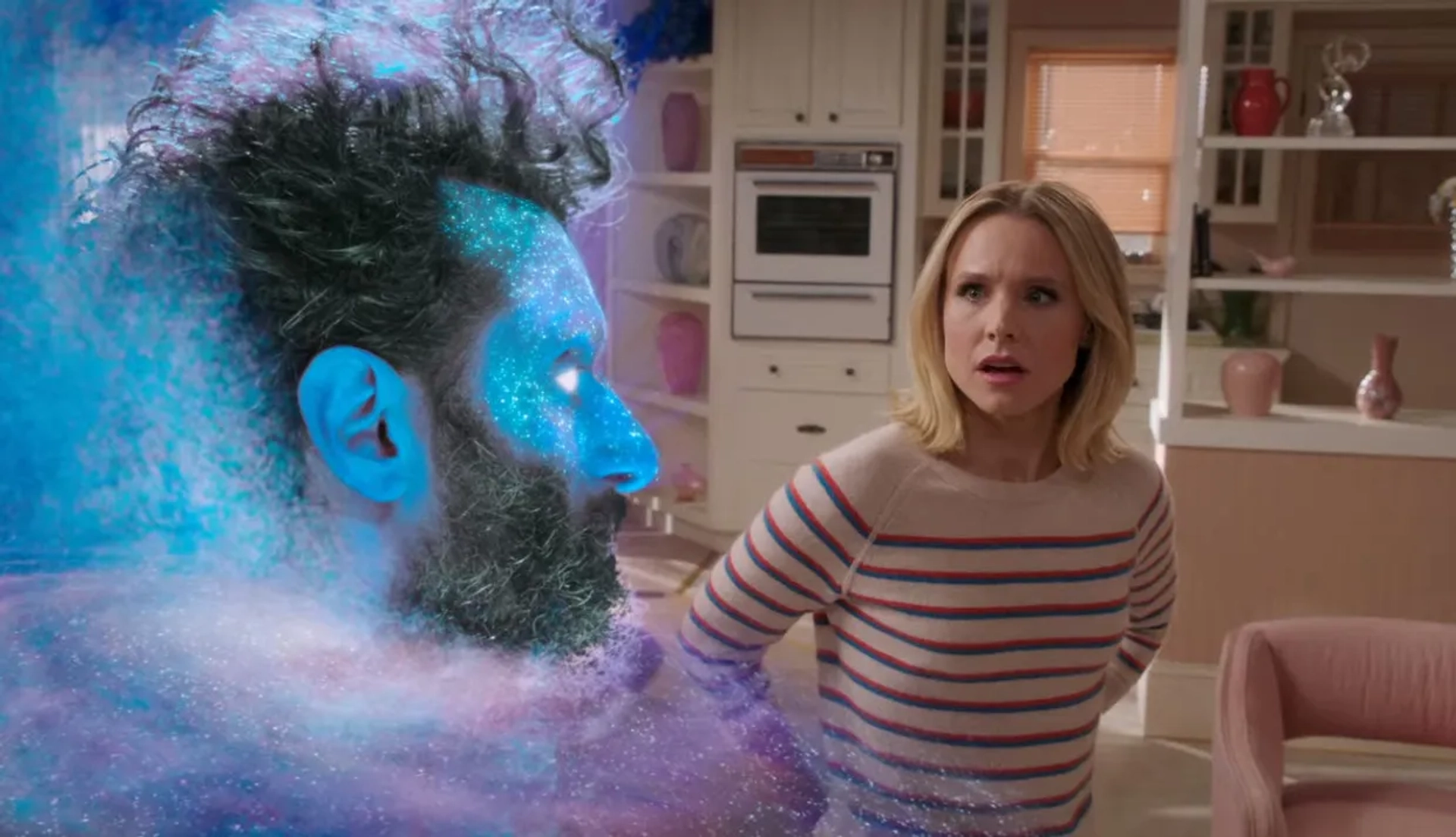 Kristen Bell and Jason Mantzoukas in The Good Place: Whenever You're Ready (2020)