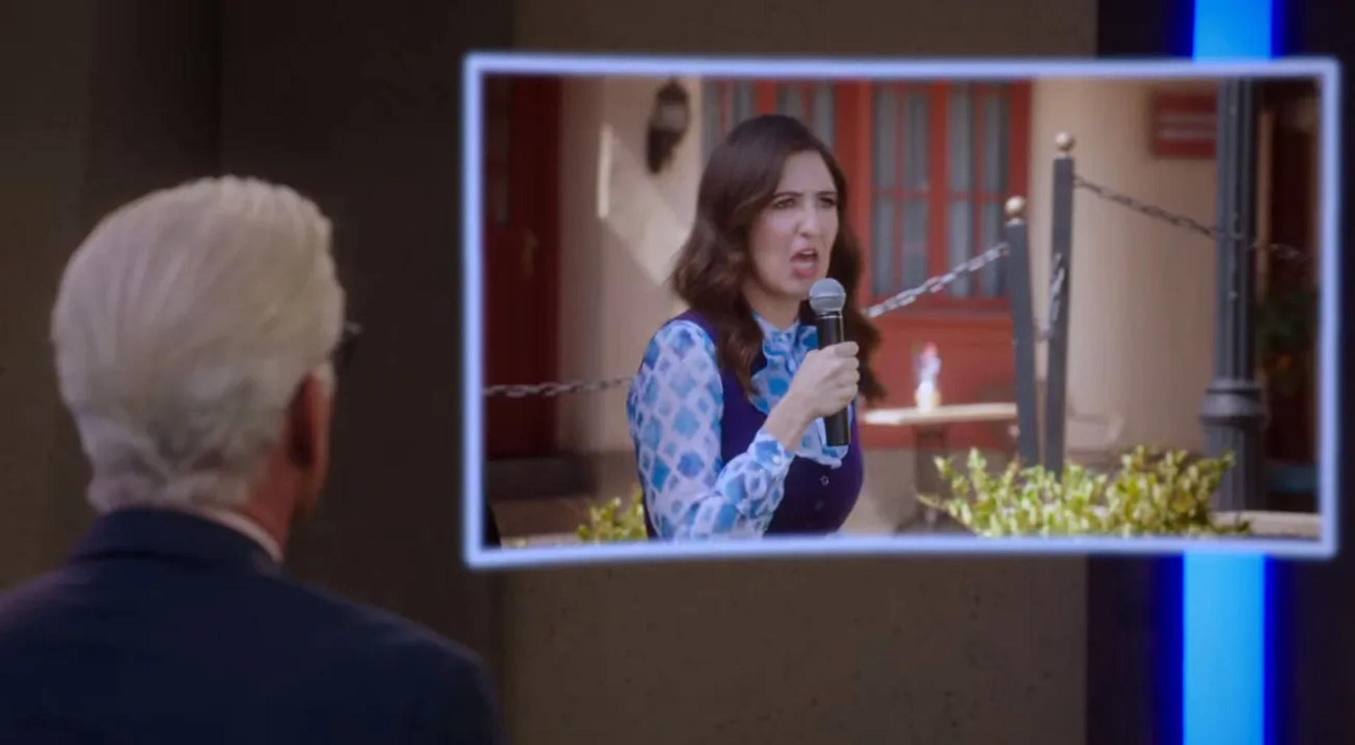 Ted Danson and D'Arcy Carden in The Good Place: Mondays, Am I Right? (2020)