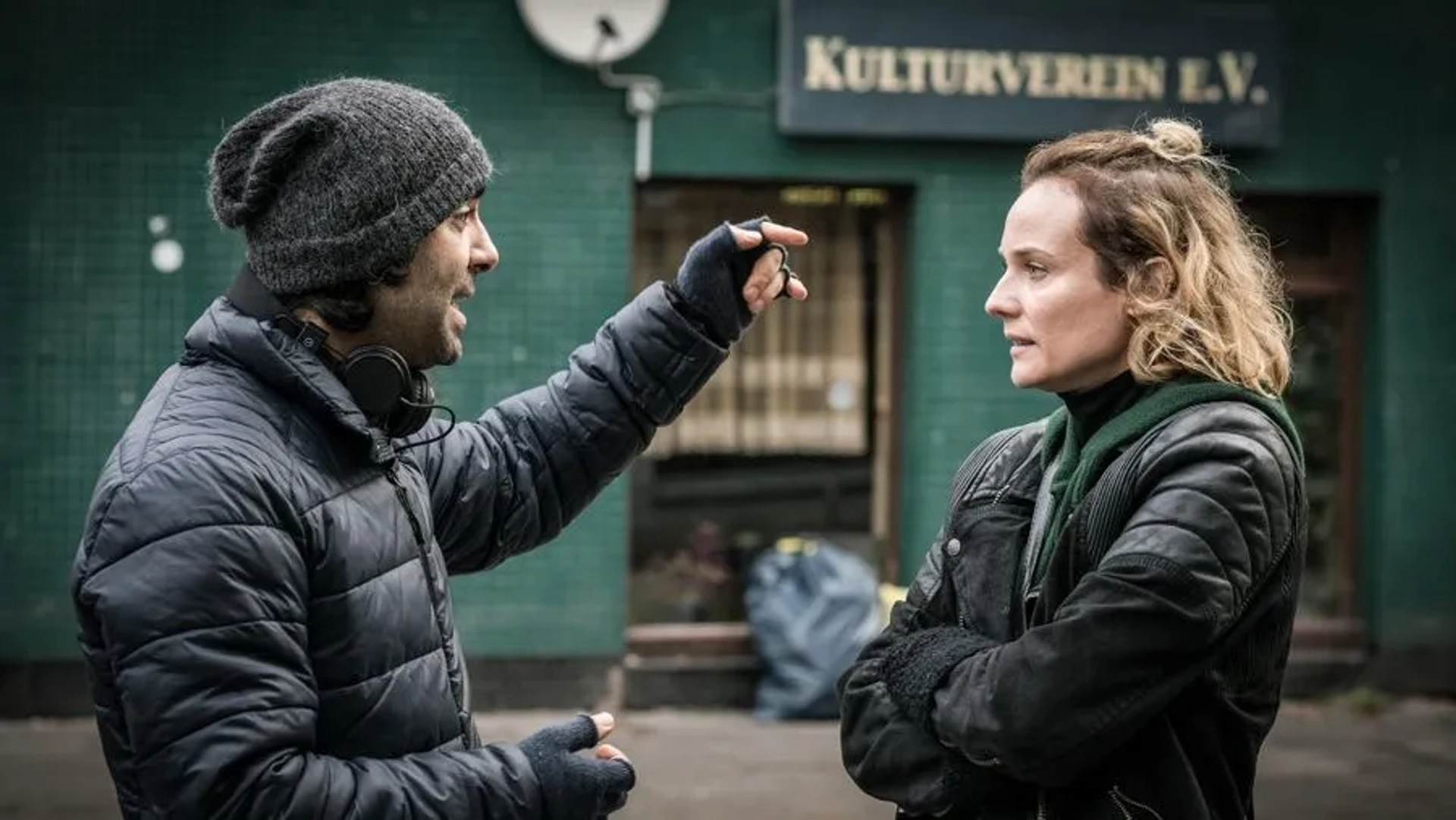 Fatih Akin and Diane Kruger in In the Fade (2017)