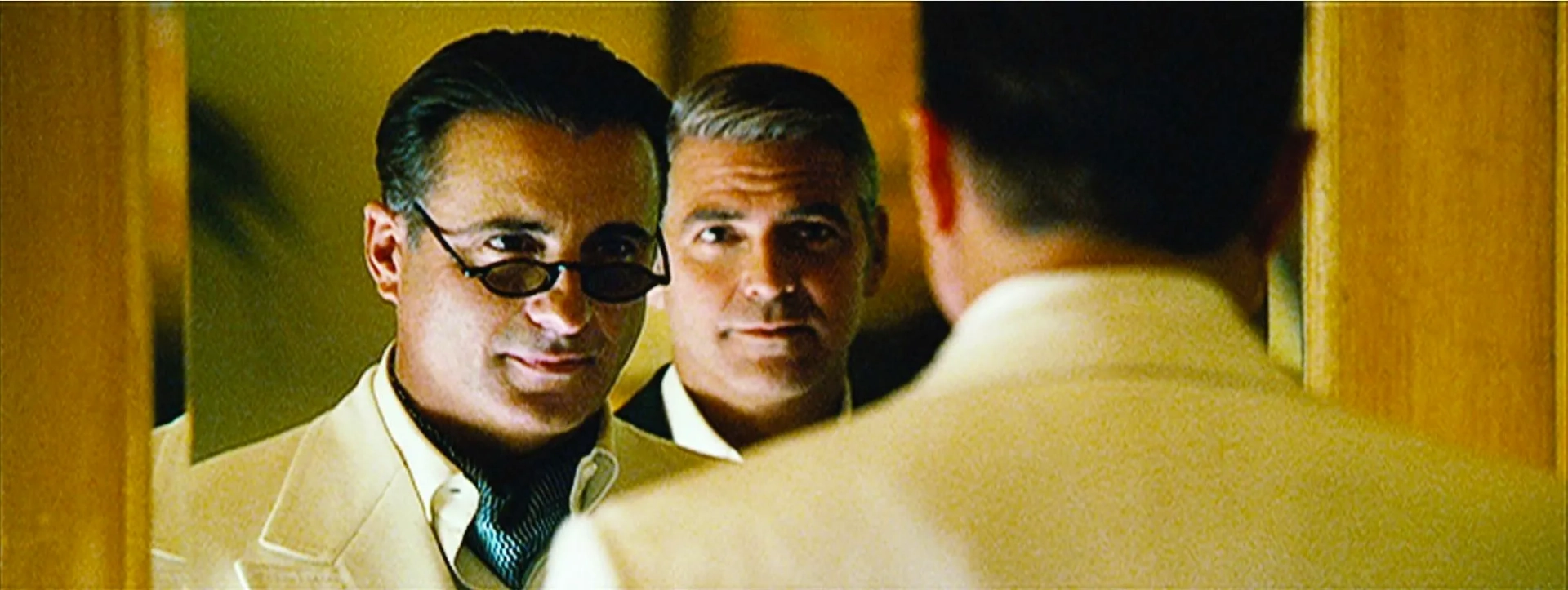 George Clooney and Andy Garcia in Ocean's Thirteen (2007)