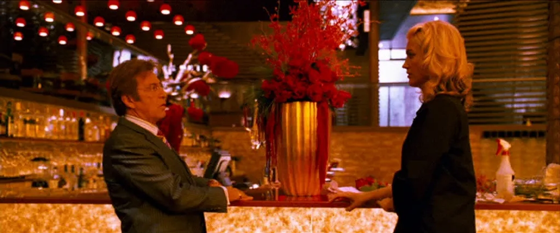 Al Pacino and Maggie Rowe in Ocean's Thirteen (2007)