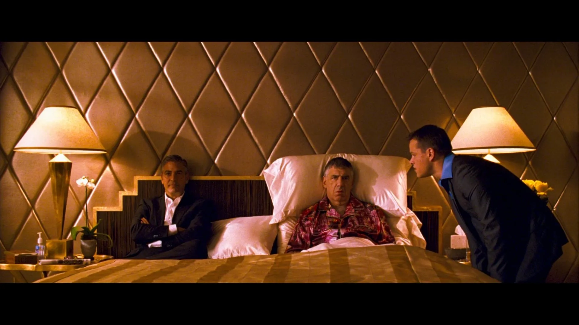 George Clooney, Matt Damon, and Elliott Gould in Ocean's Thirteen (2007)