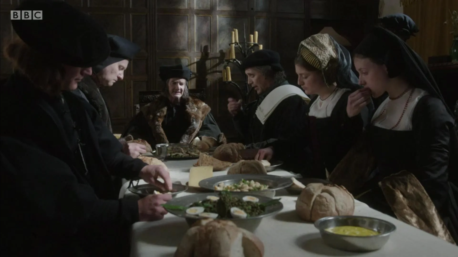 Anton Lesser and Mark Rylance in Wolf Hall (2015)