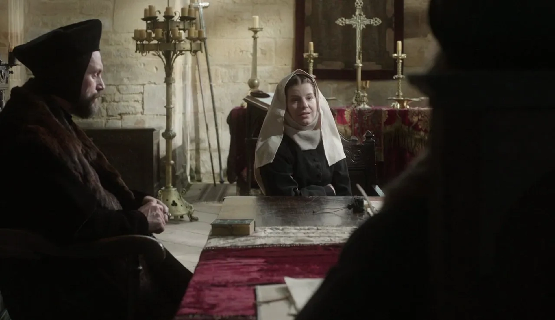 Tim Steed and Aimee-Ffion Edwards in Wolf Hall (2015)