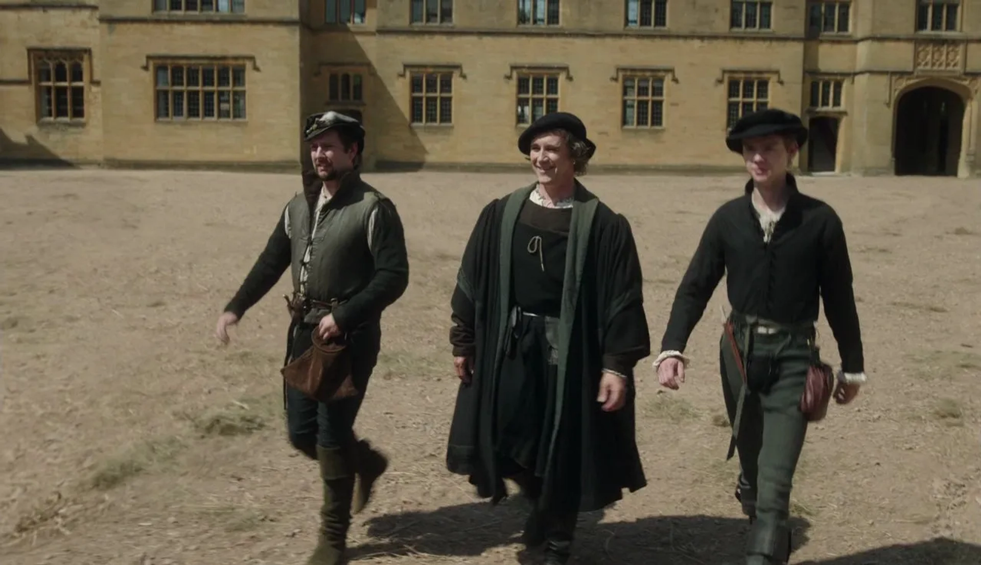 Mark Rylance, Thomas Brodie-Sangster, and Joss Porter in Wolf Hall (2015)