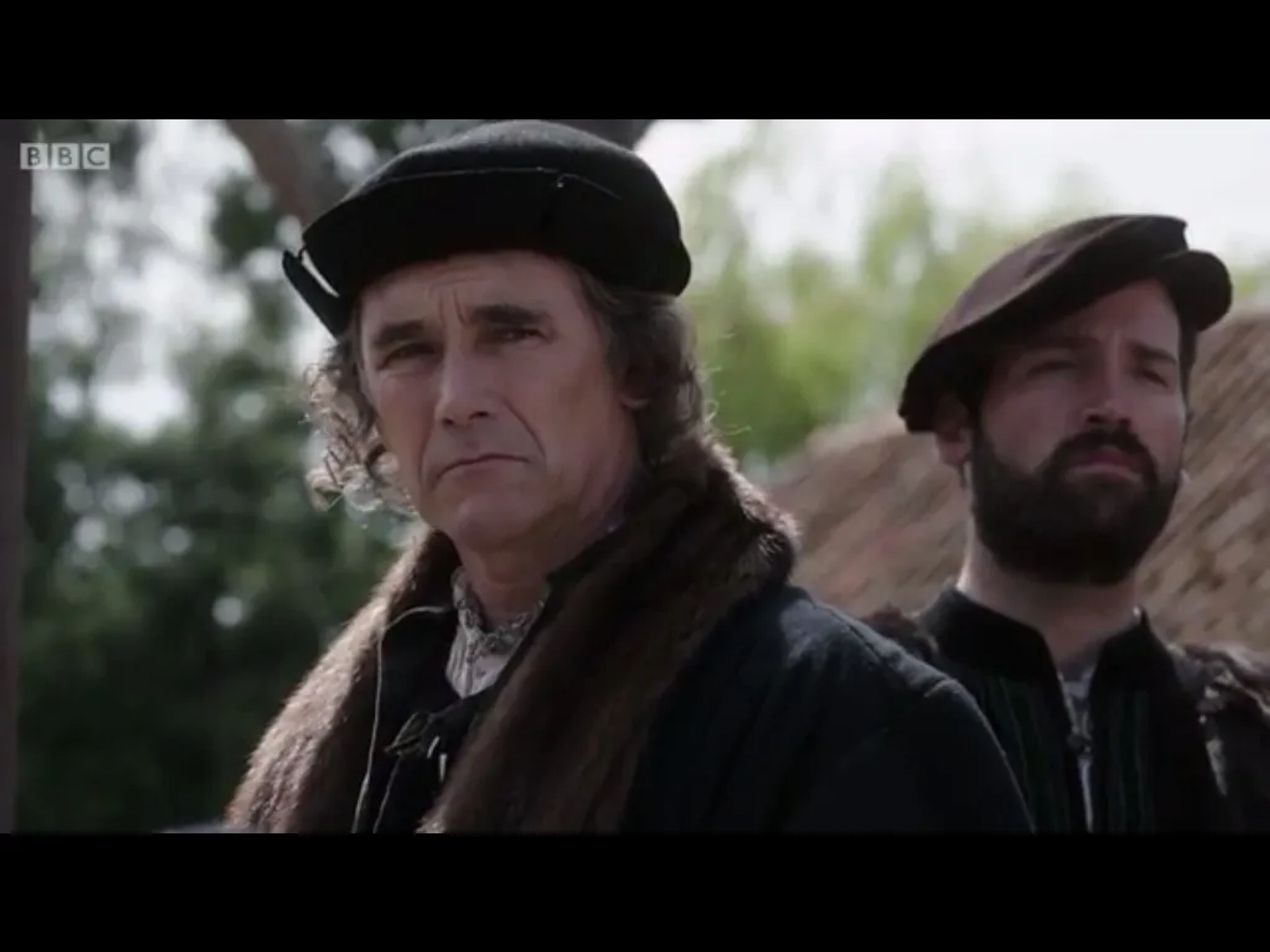 Mark Rylance and Antonio Bustorff in Wolf Hall (2015)