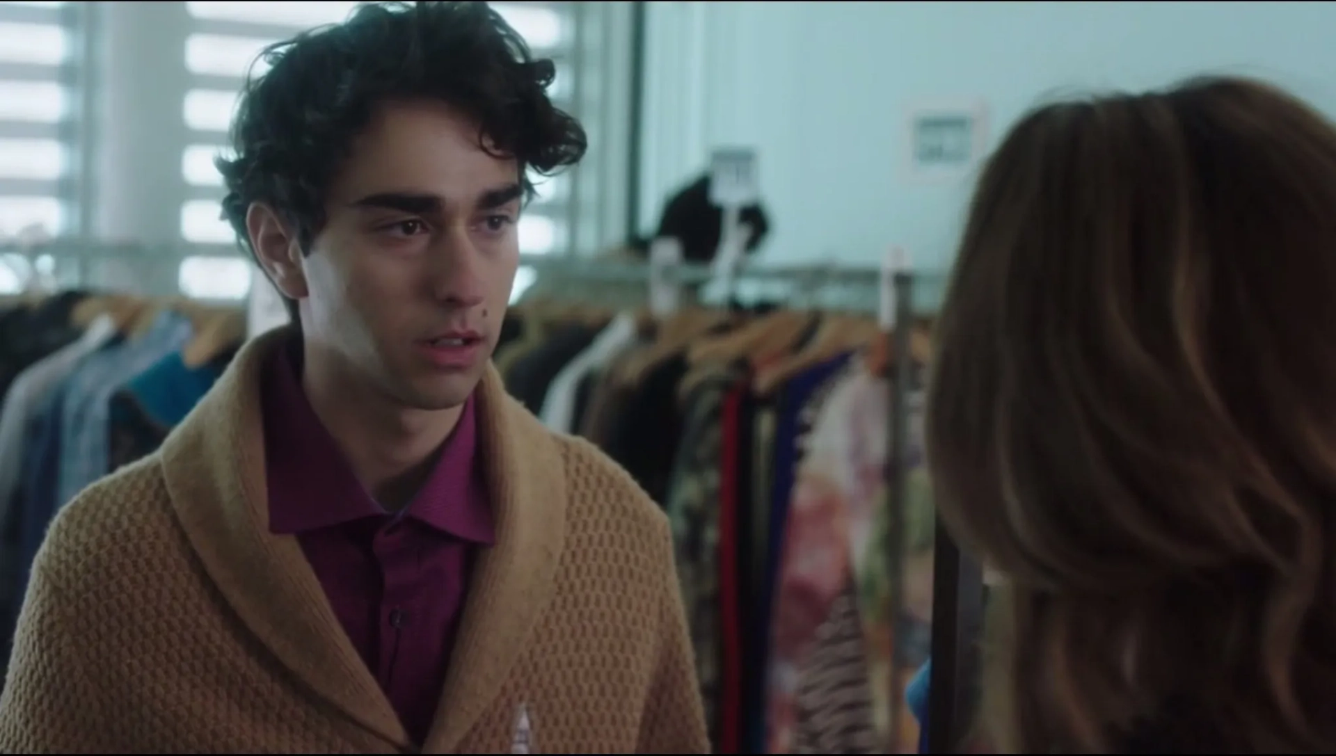 Talia Balsam and Alex Wolff in Divorce (2016)