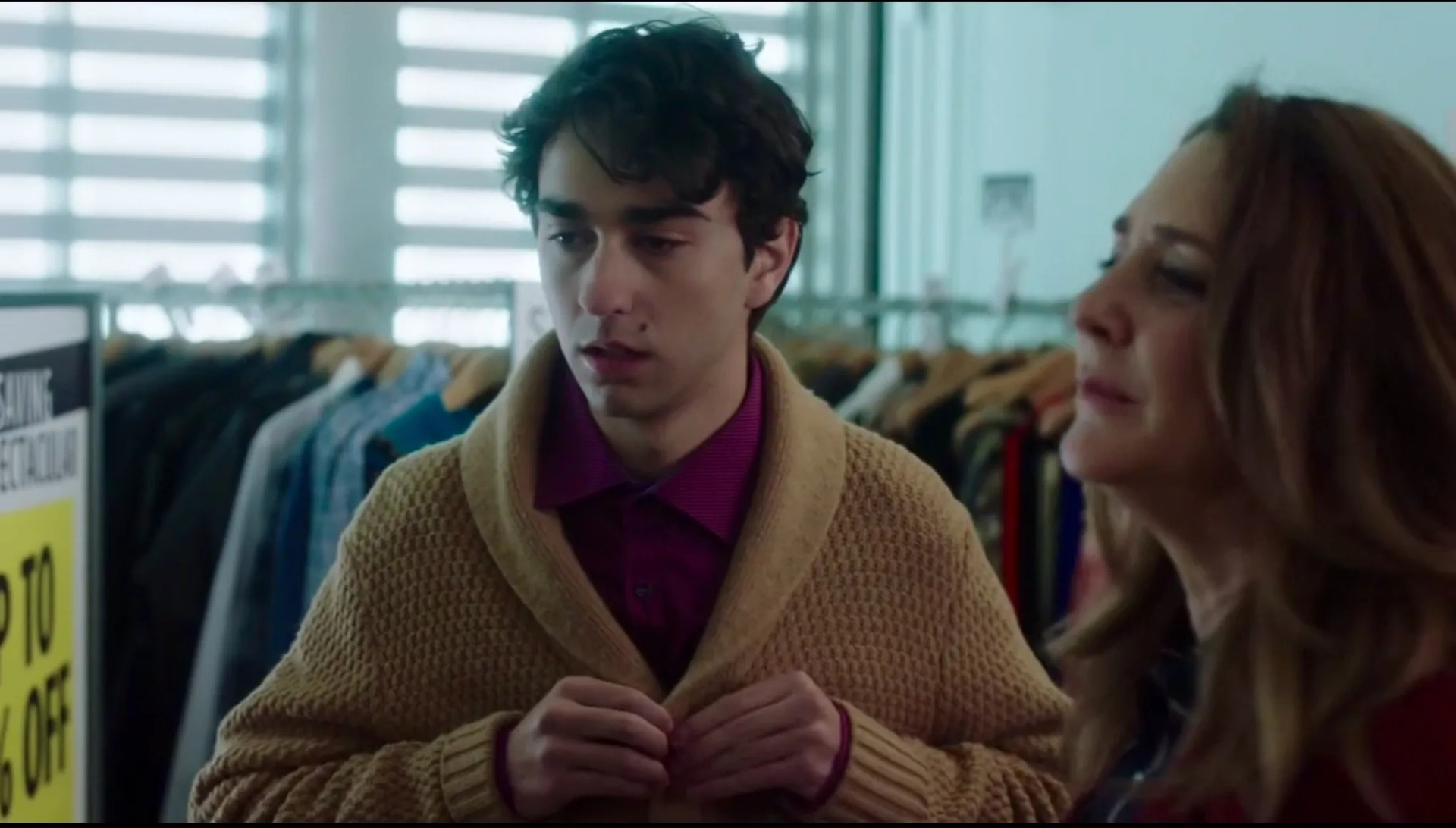 Talia Balsam and Alex Wolff in Divorce (2016)