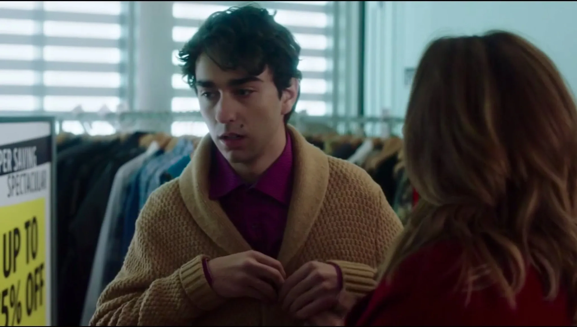 Talia Balsam and Alex Wolff in Divorce (2016)