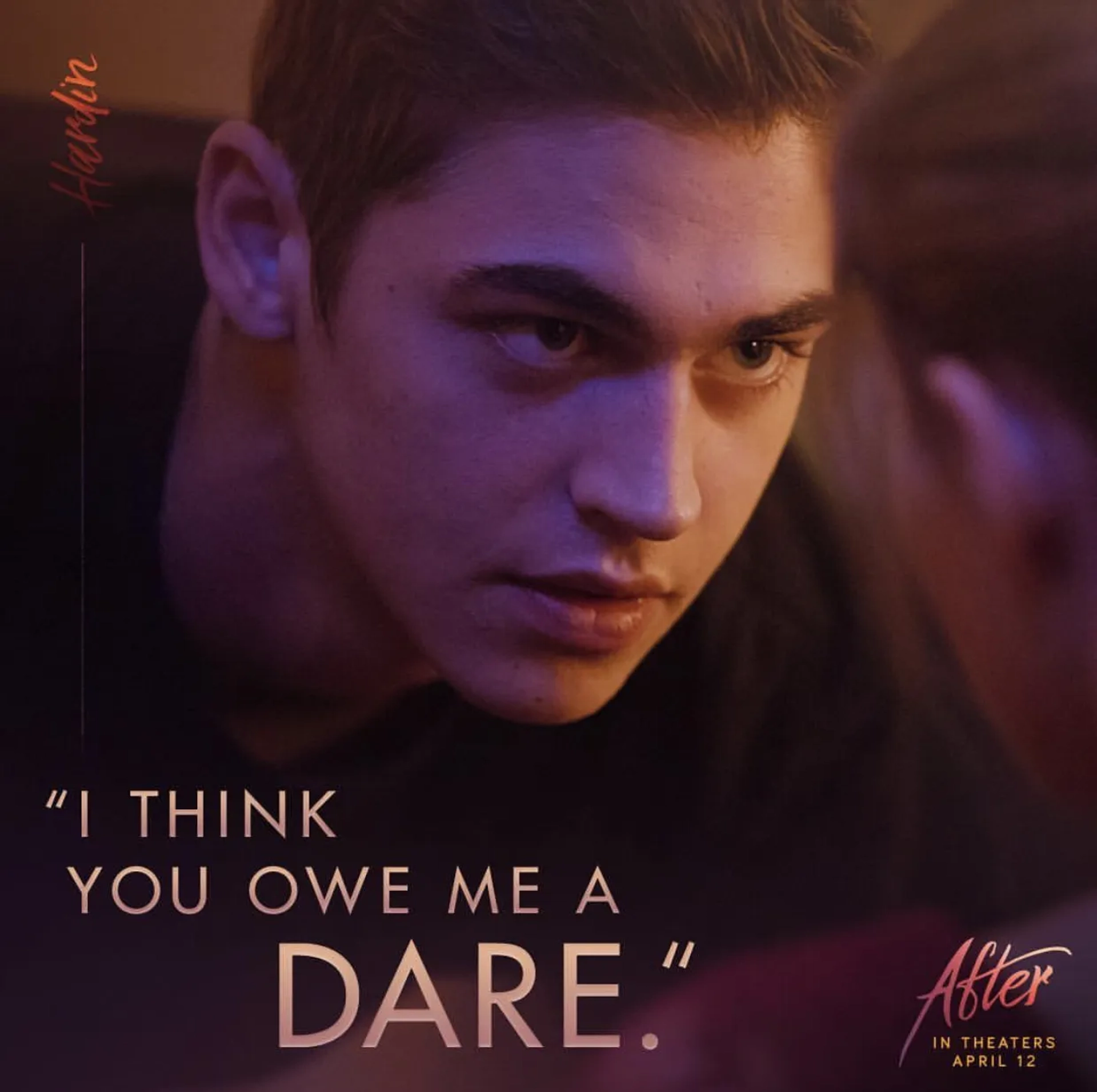 Hero Fiennes Tiffin and Josephine Langford in After (2019)