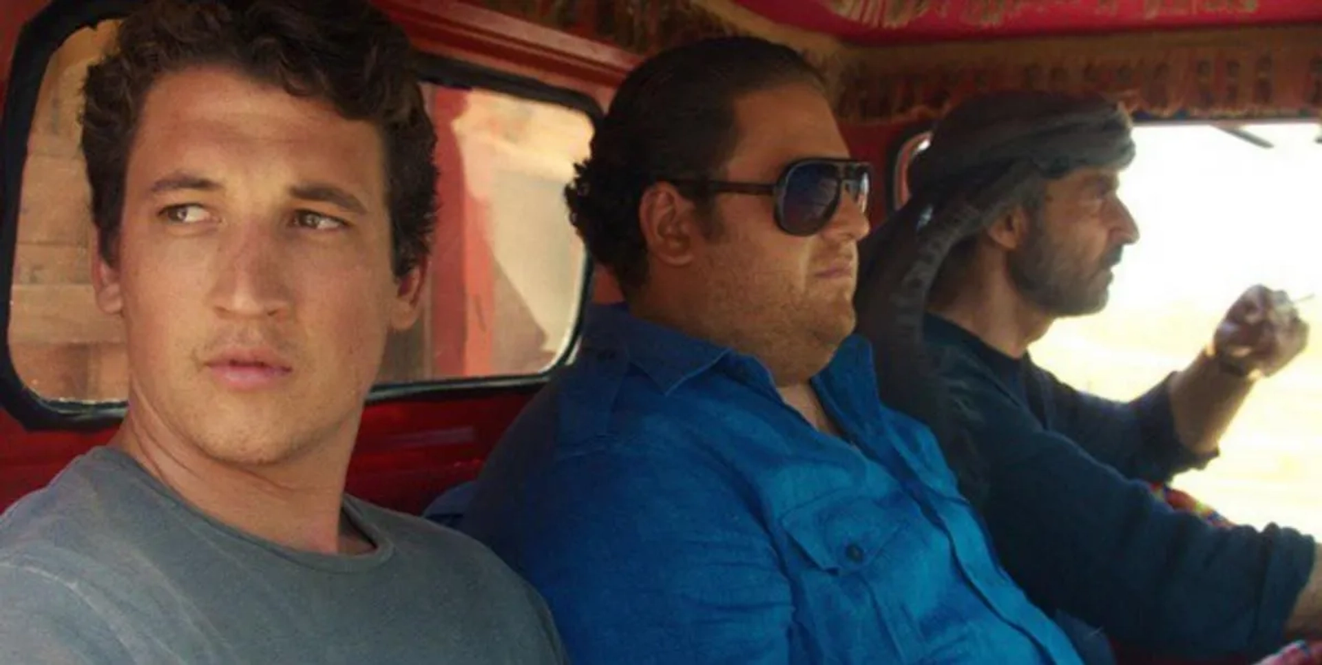 Shaun Toub, Jonah Hill, and Miles Teller in War Dogs (2016)