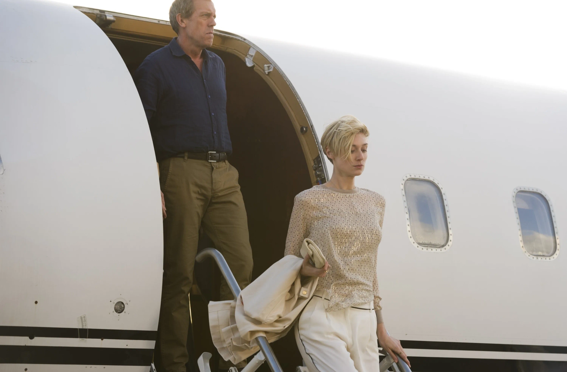 Hugh Laurie and Elizabeth Debicki in The Night Manager (2016)