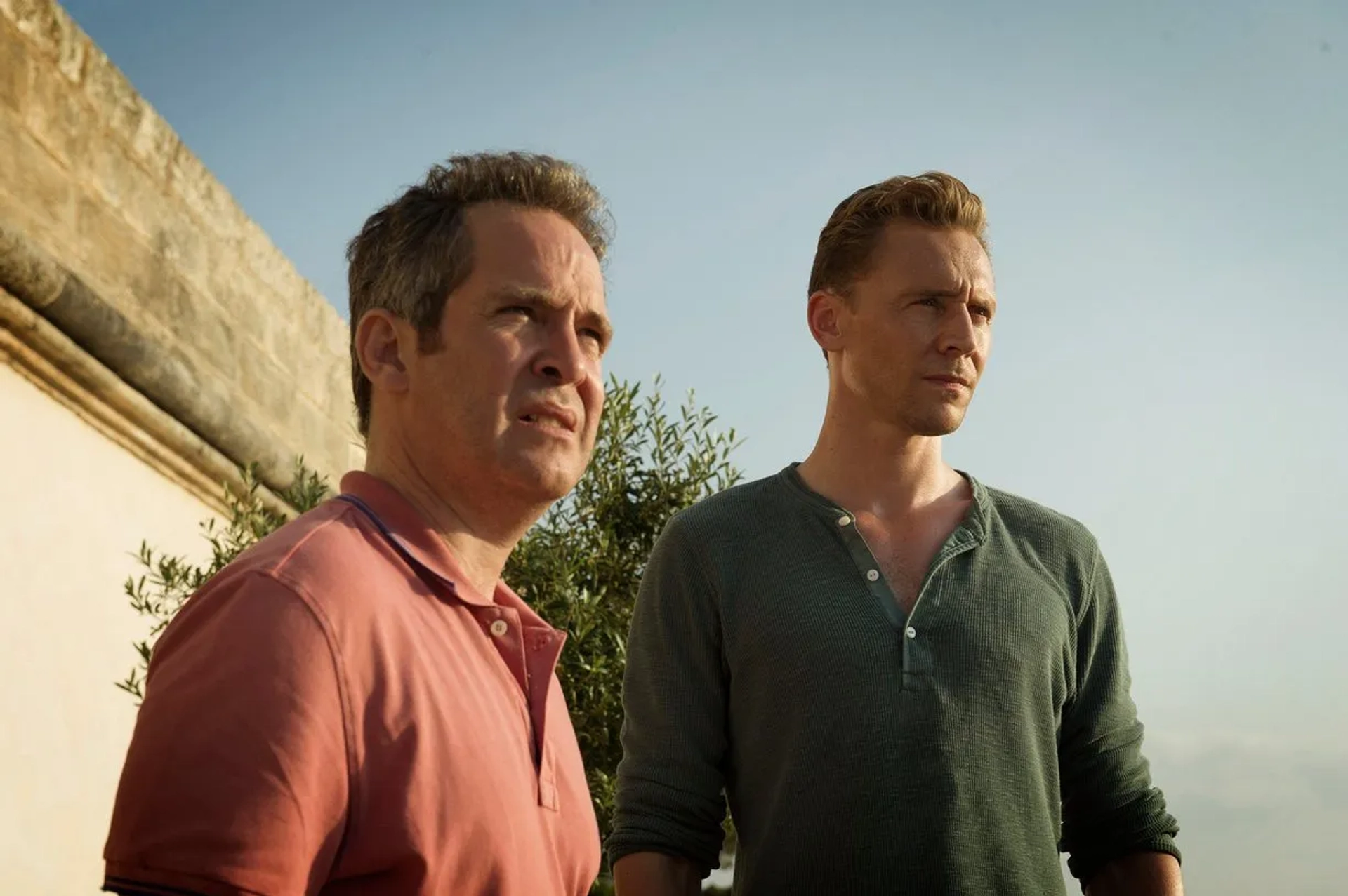 Tom Hollander and Tom Hiddleston in The Night Manager (2016)