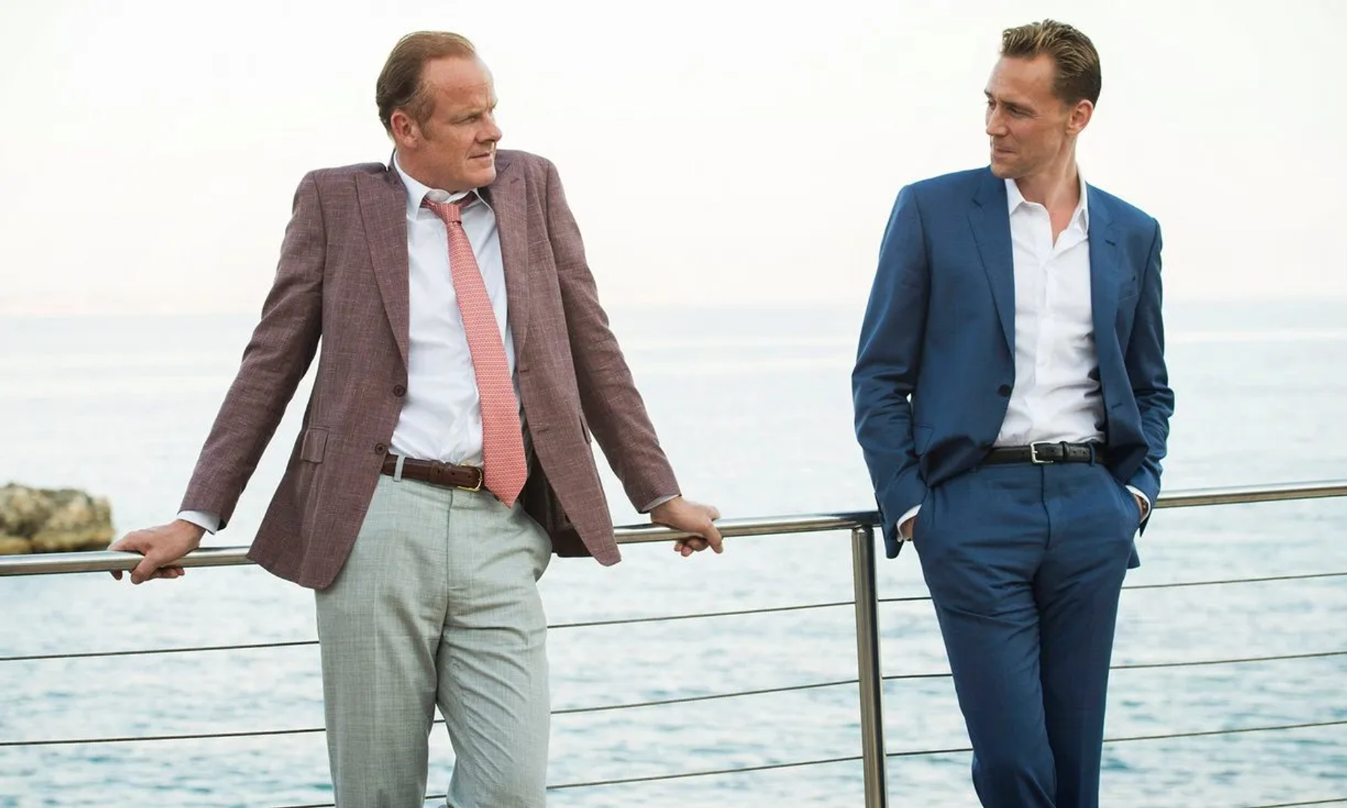 Alistair Petrie and Tom Hiddleston in The Night Manager (2016)