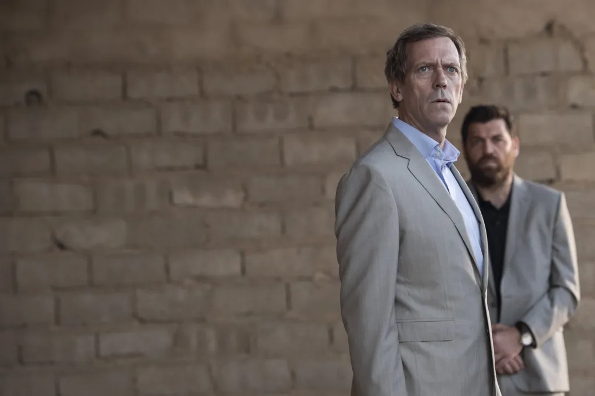 Hugh Laurie and Hovik Keuchkerian in The Night Manager (2016)