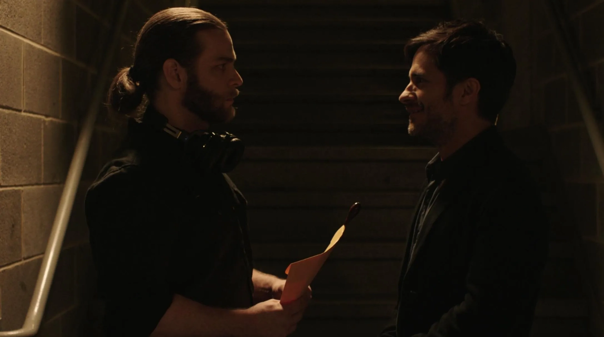 Gael García Bernal and Sandro Isaack in Mozart in the Jungle (2014)