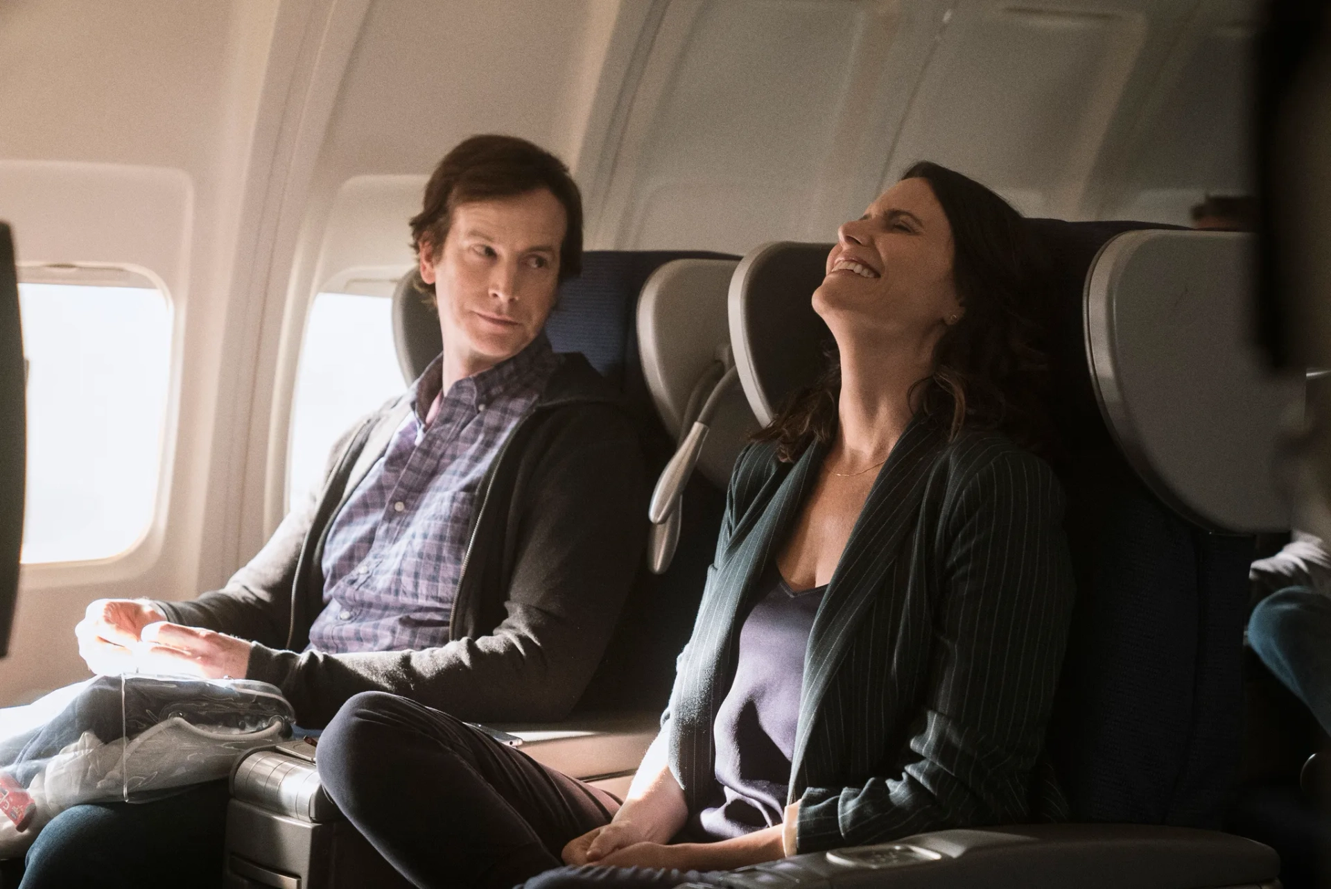 Amy Landecker and Rob Huebel in Transparent (2014)