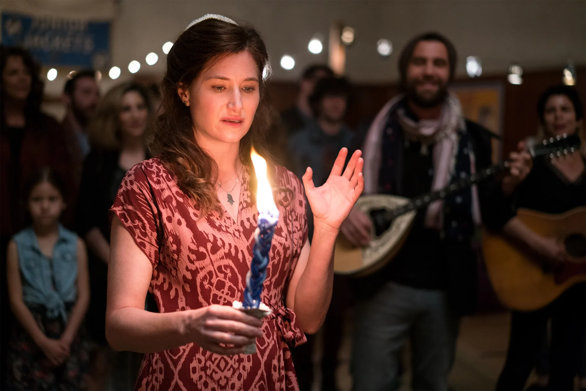 Sally Dworsky, Kathryn Hahn, and Duvid Swirsky in Transparent (2014)