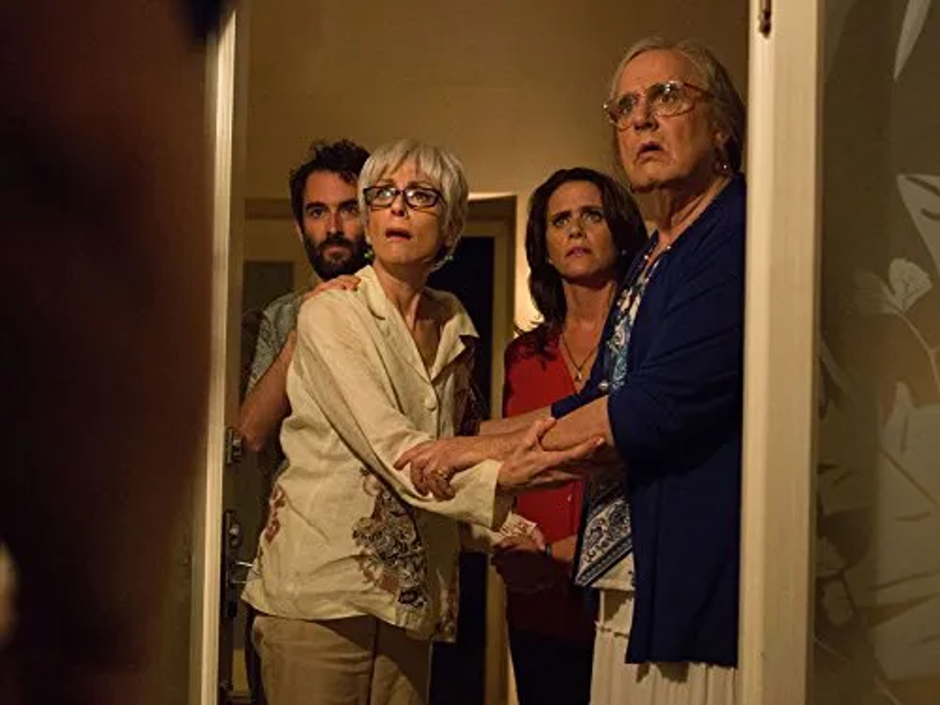 Jeffrey Tambor, Jay Duplass, Amy Landecker, and Judith Light in Transparent (2014)