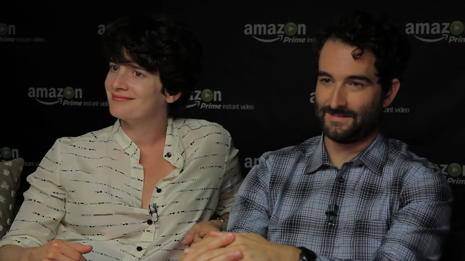 Gaby Hoffmann and Jay Duplass in IMDb: What to Watch (2013)