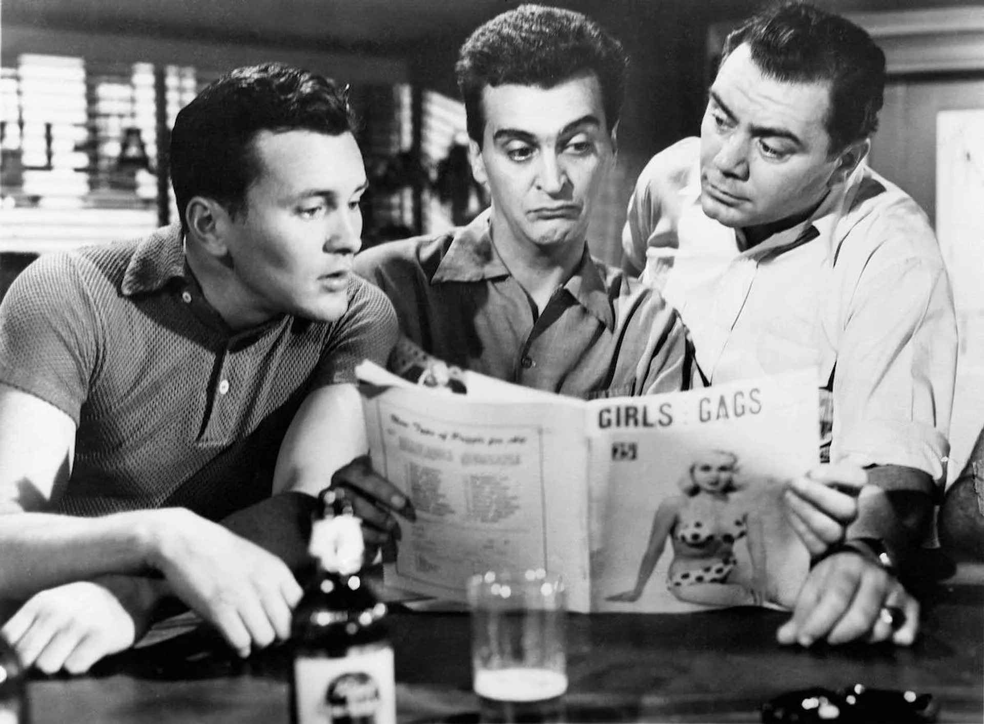 Ernest Borgnine, Robin Morse, and Alan Wells in Marty (1955)