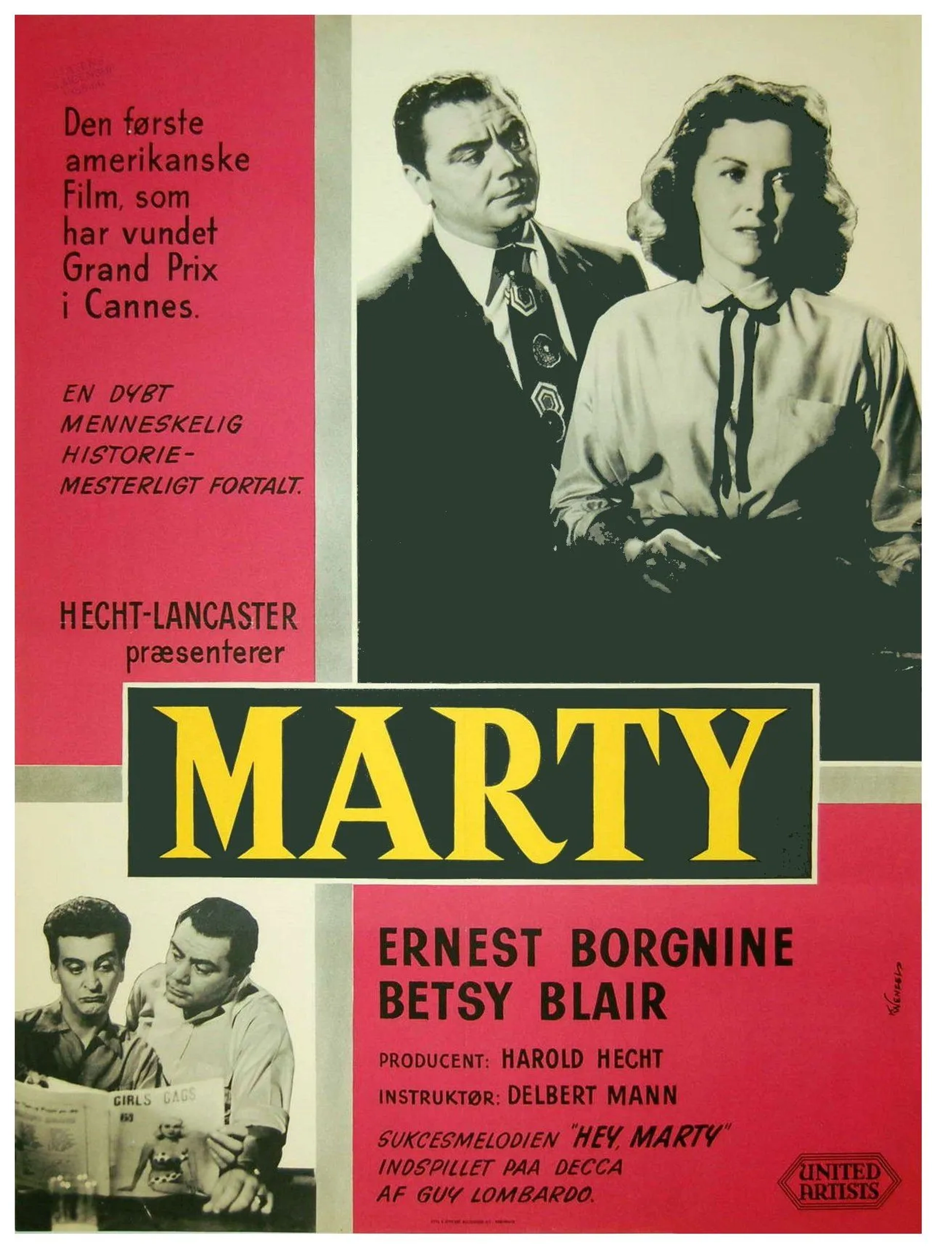 Ernest Borgnine and Betsy Blair in Marty (1955)