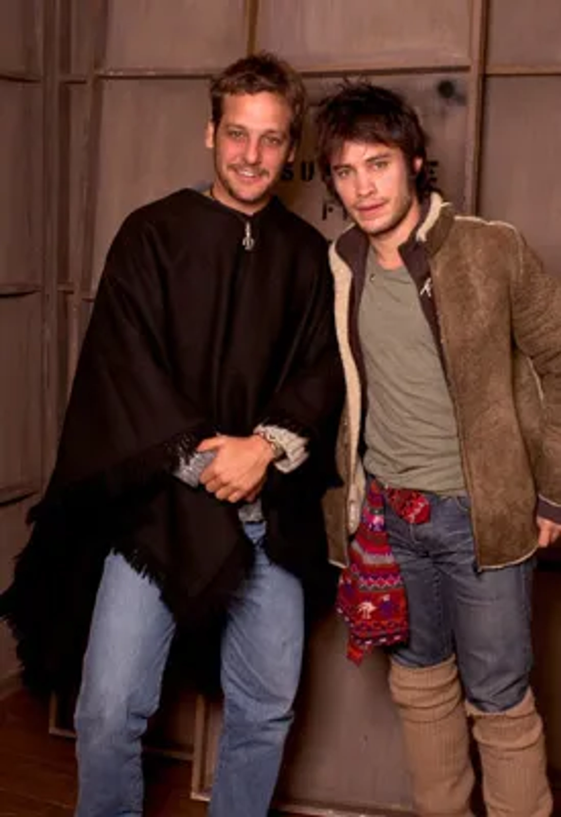 Rodrigo de la Serna and Gael García Bernal at an event for The Motorcycle Diaries (2004)