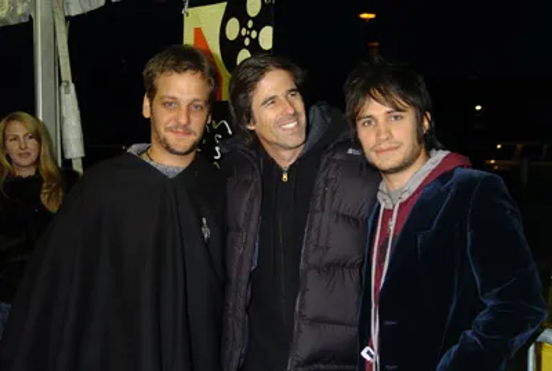 Rodrigo de la Serna, Gael García Bernal, and Walter Salles at an event for The Motorcycle Diaries (2004)