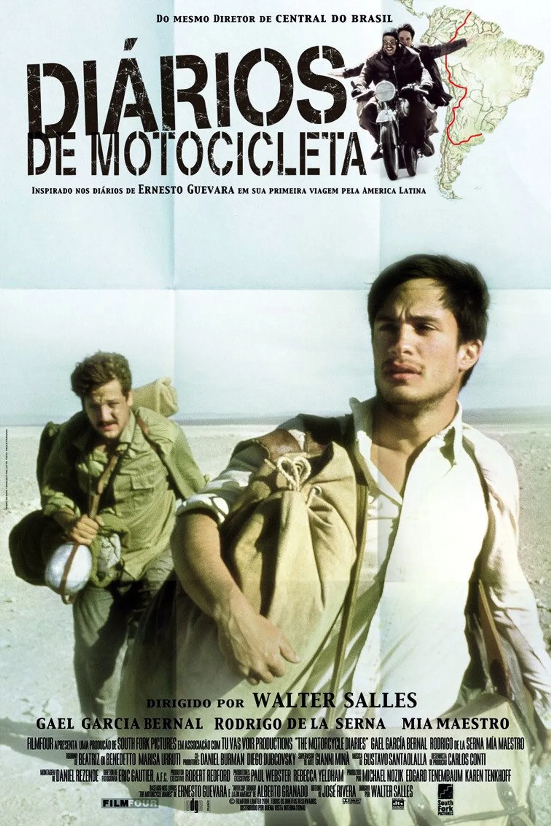 Rodrigo de la Serna and Gael García Bernal in The Motorcycle Diaries (2004)