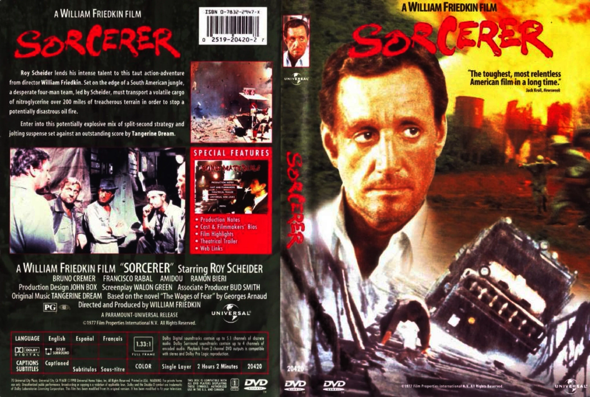 Roy Scheider in Sorcerer (1977)