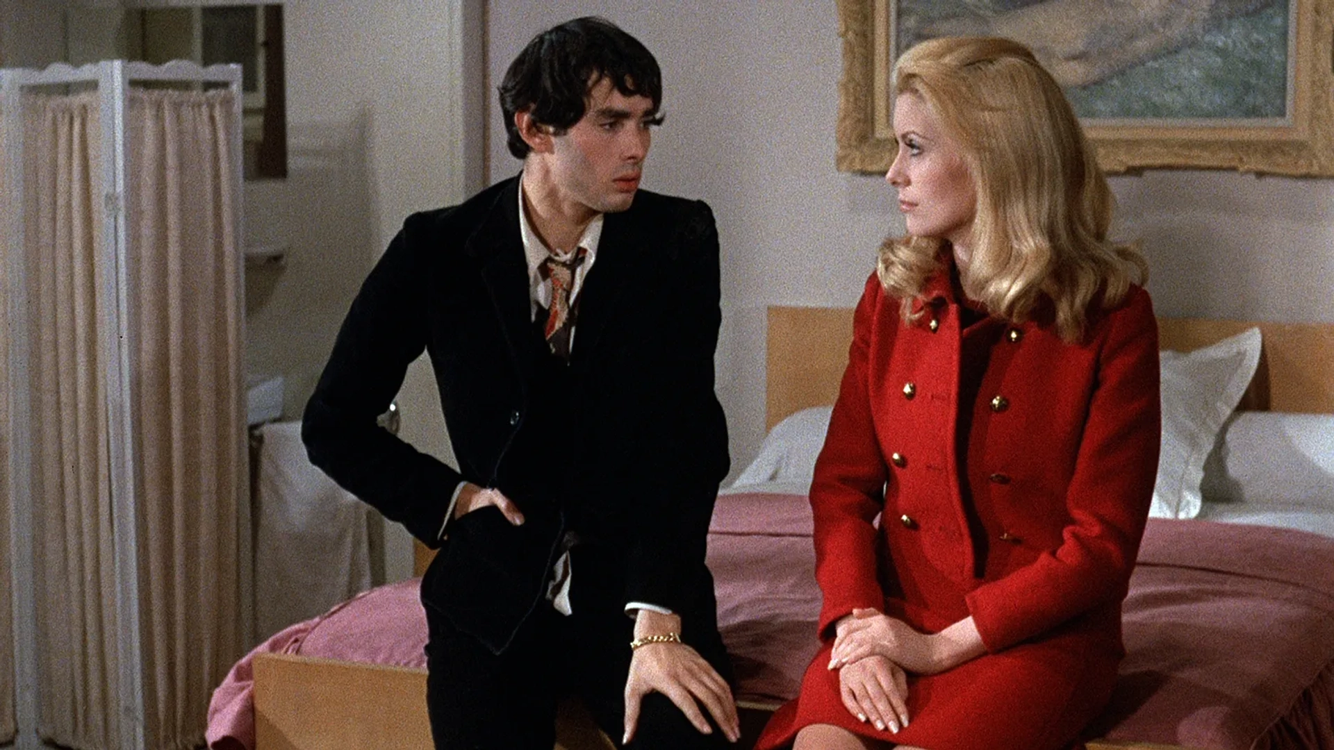 Catherine Deneuve and Pierre Clémenti in Belle de Jour (1967)