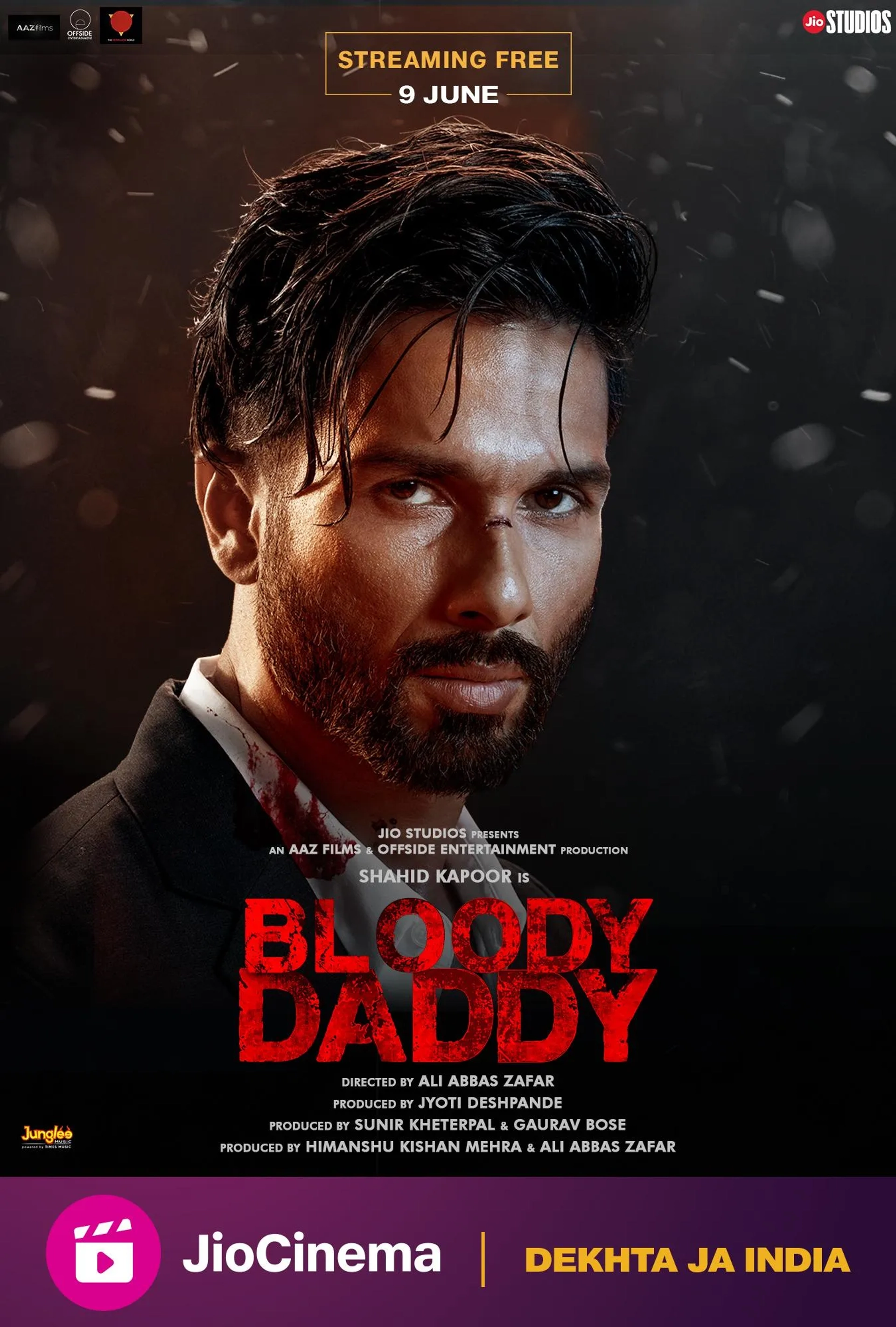 Shahid Kapoor in Bloody Daddy (2023)