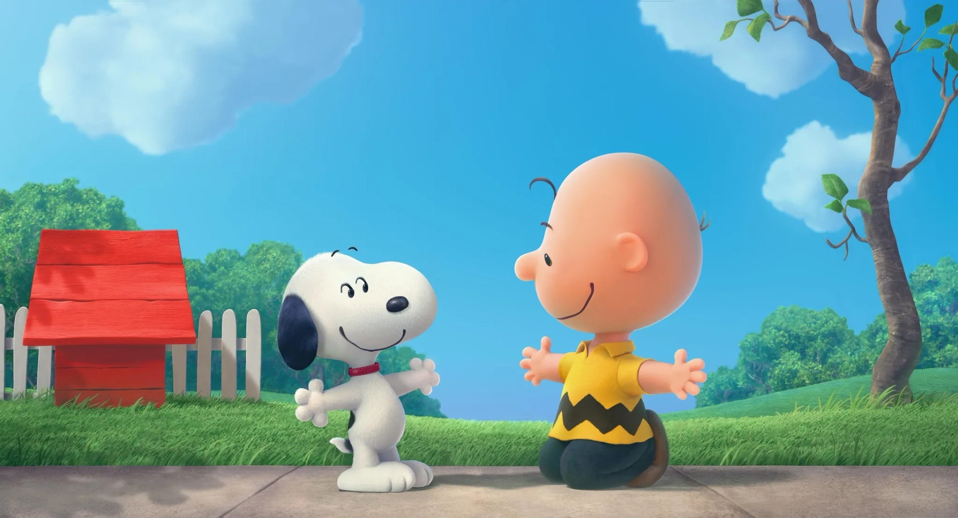 Bill Melendez and Noah Schnapp in The Peanuts Movie (2015)