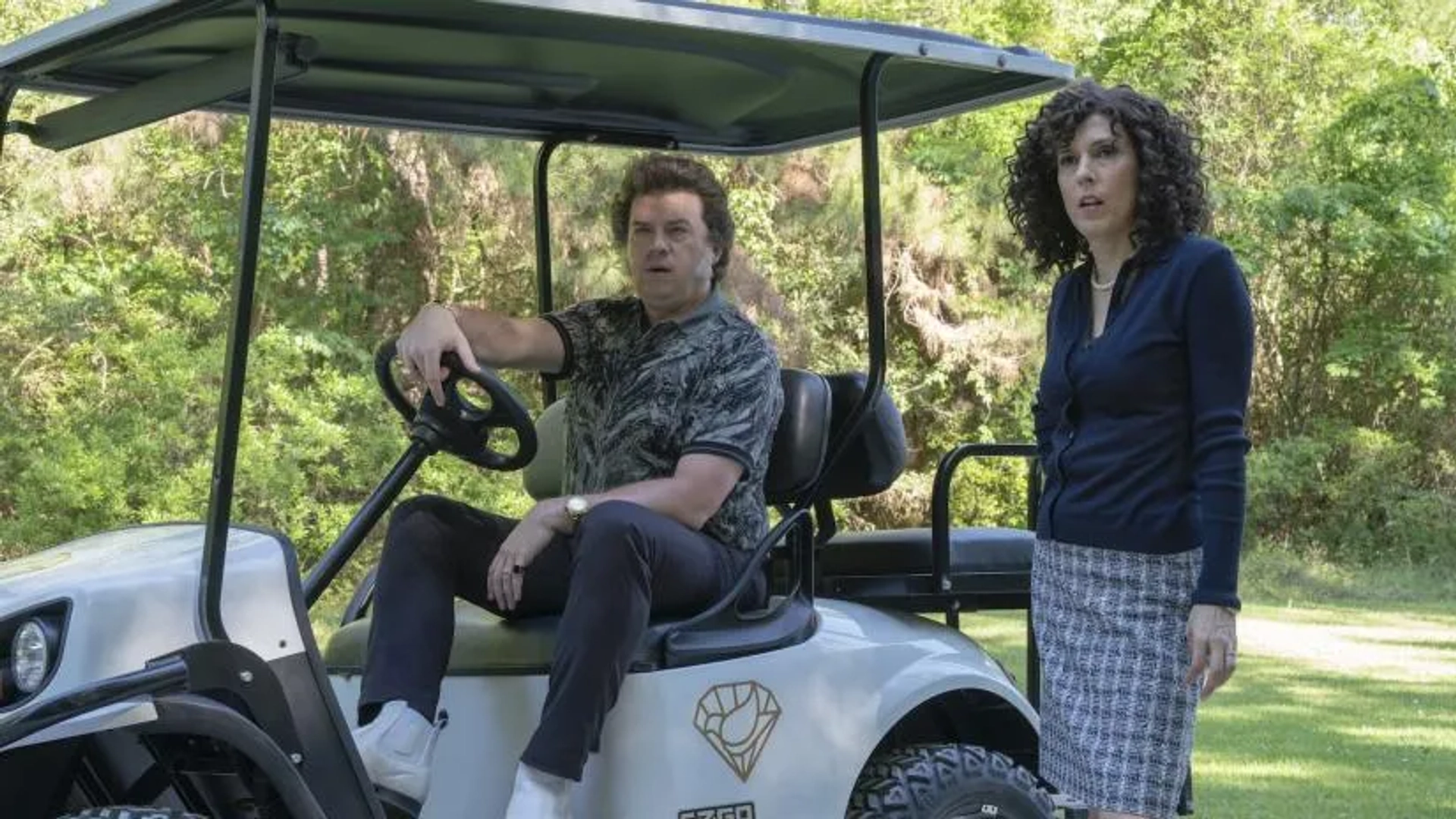 Edi Patterson and Danny McBride in The Righteous Gemstones: Now the Sons of Eli Were Worthless Men (2019)