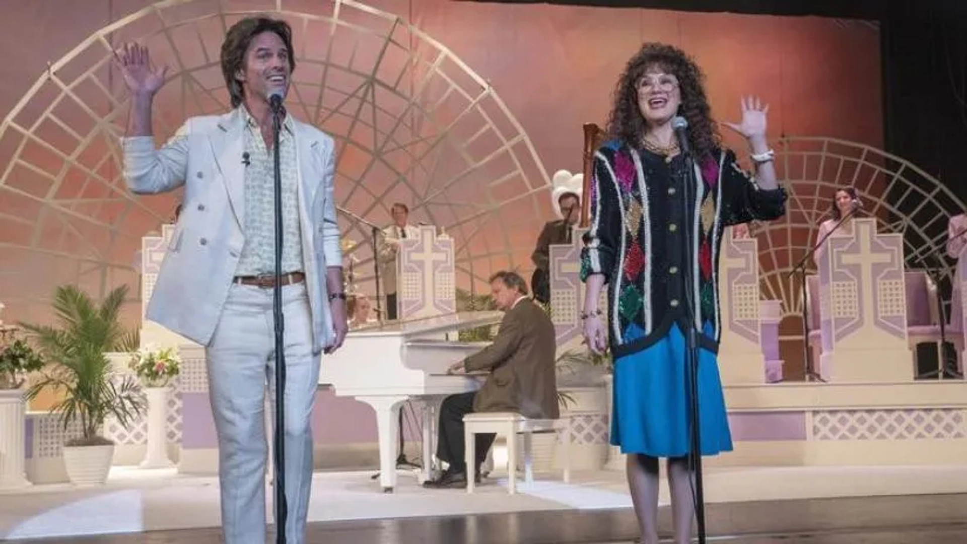 Walton Goggins and Jennifer Nettles in The Righteous Gemstones: Interlude (2019)