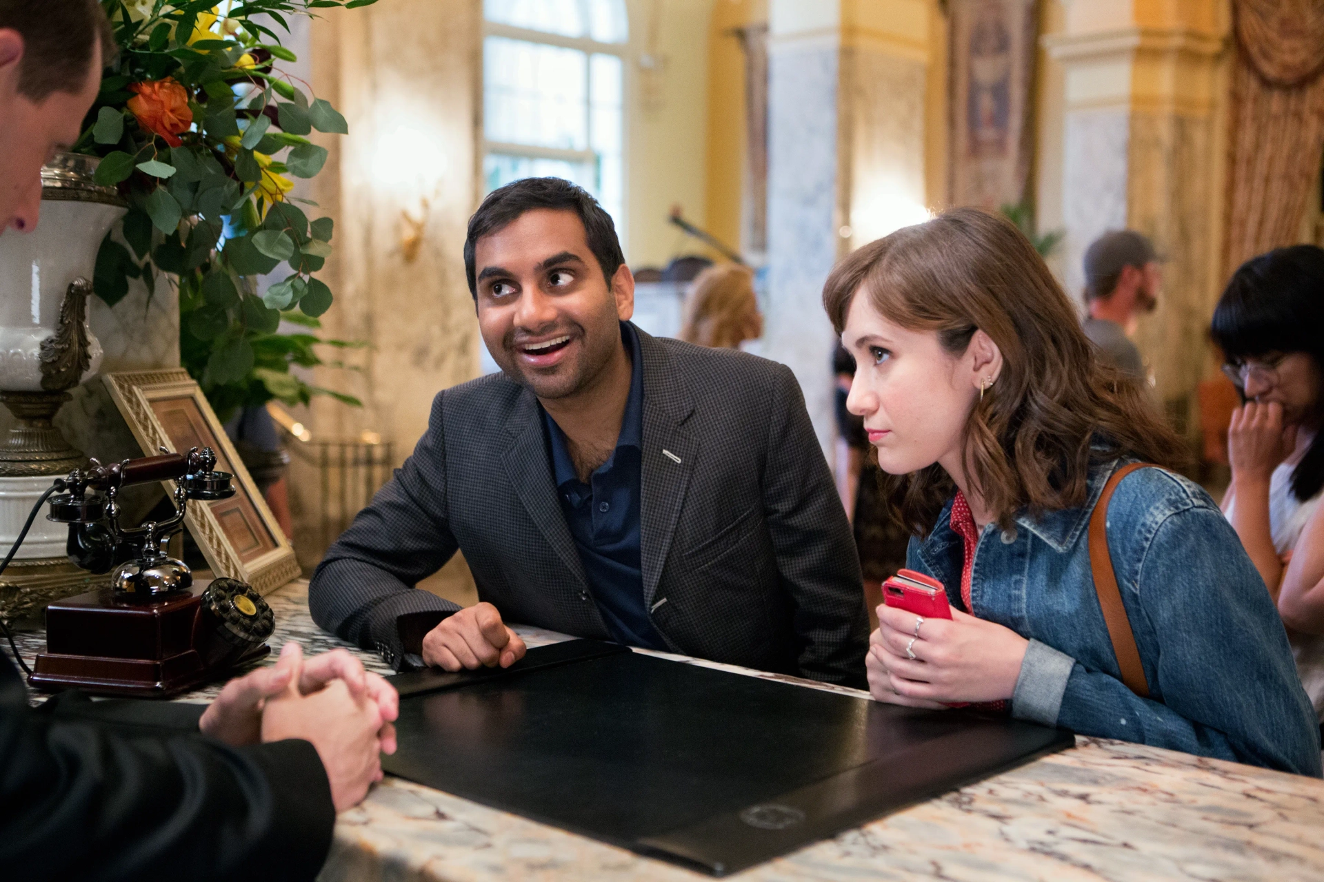 Aziz Ansari and Noël Wells in Master of None (2015)