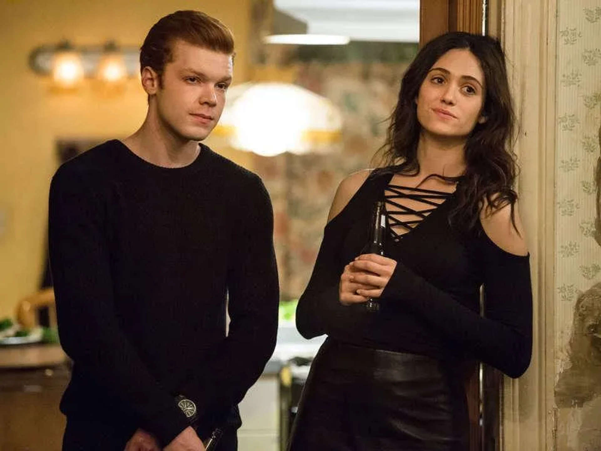 Emmy Rossum and Cameron Monaghan in Shameless (2011)