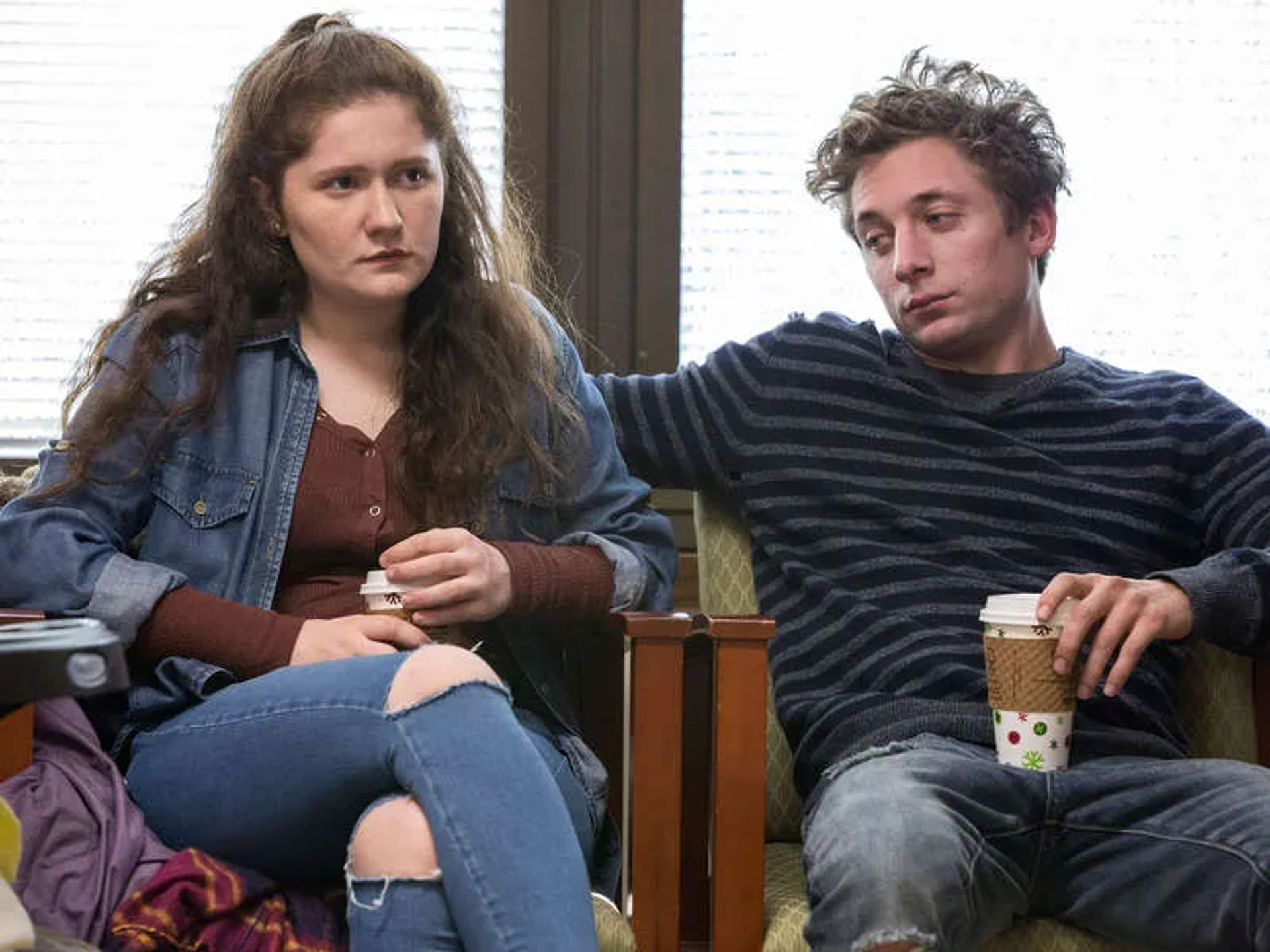 Jeremy Allen White and Emma Kenney in Shameless (2011)