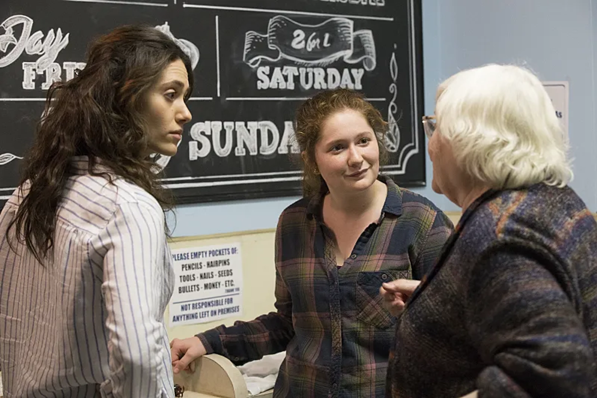 Emmy Rossum, June Squibb, and Emma Kenney in Shameless (2011)