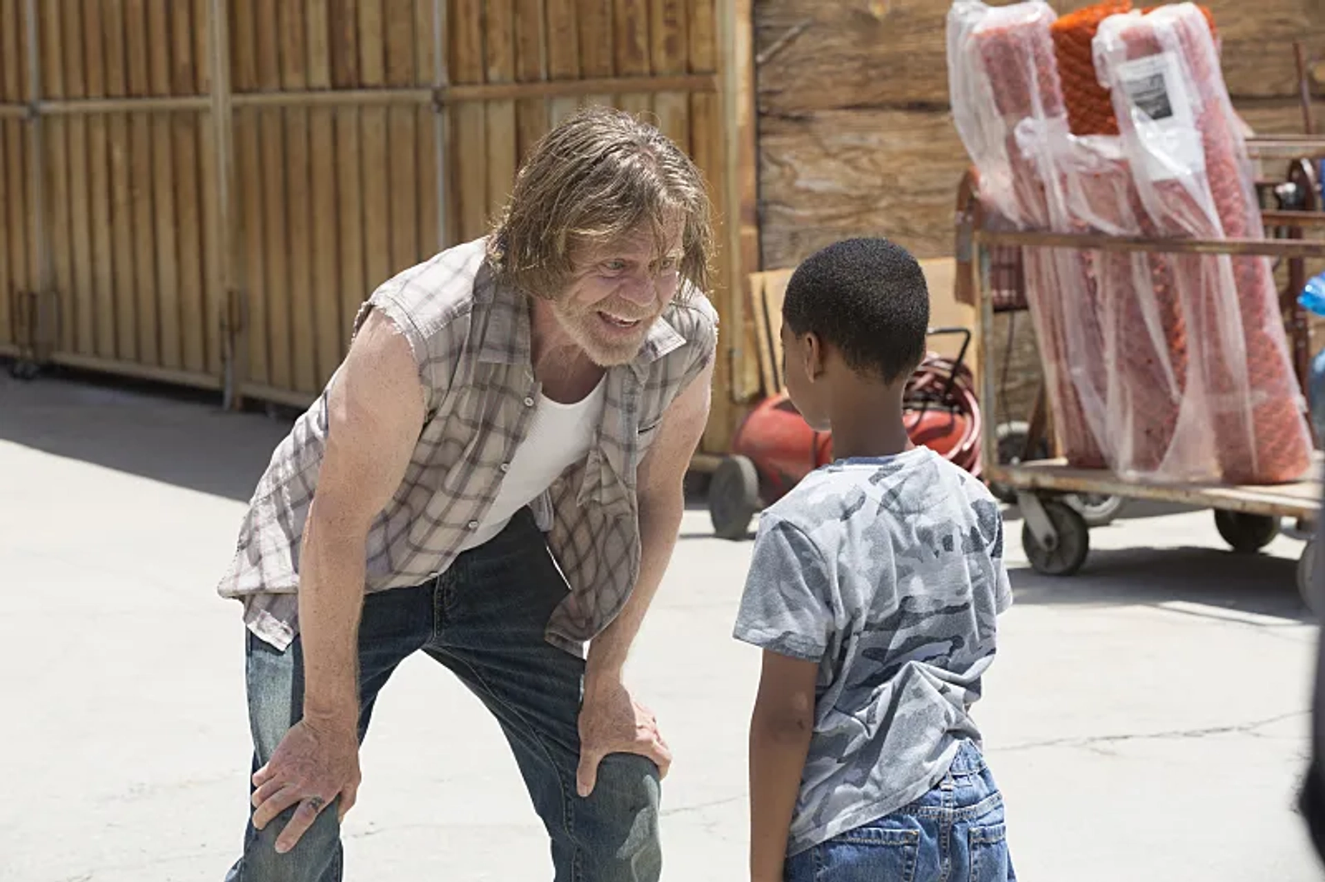 William H. Macy and Brenden Sims in Shameless (2011)