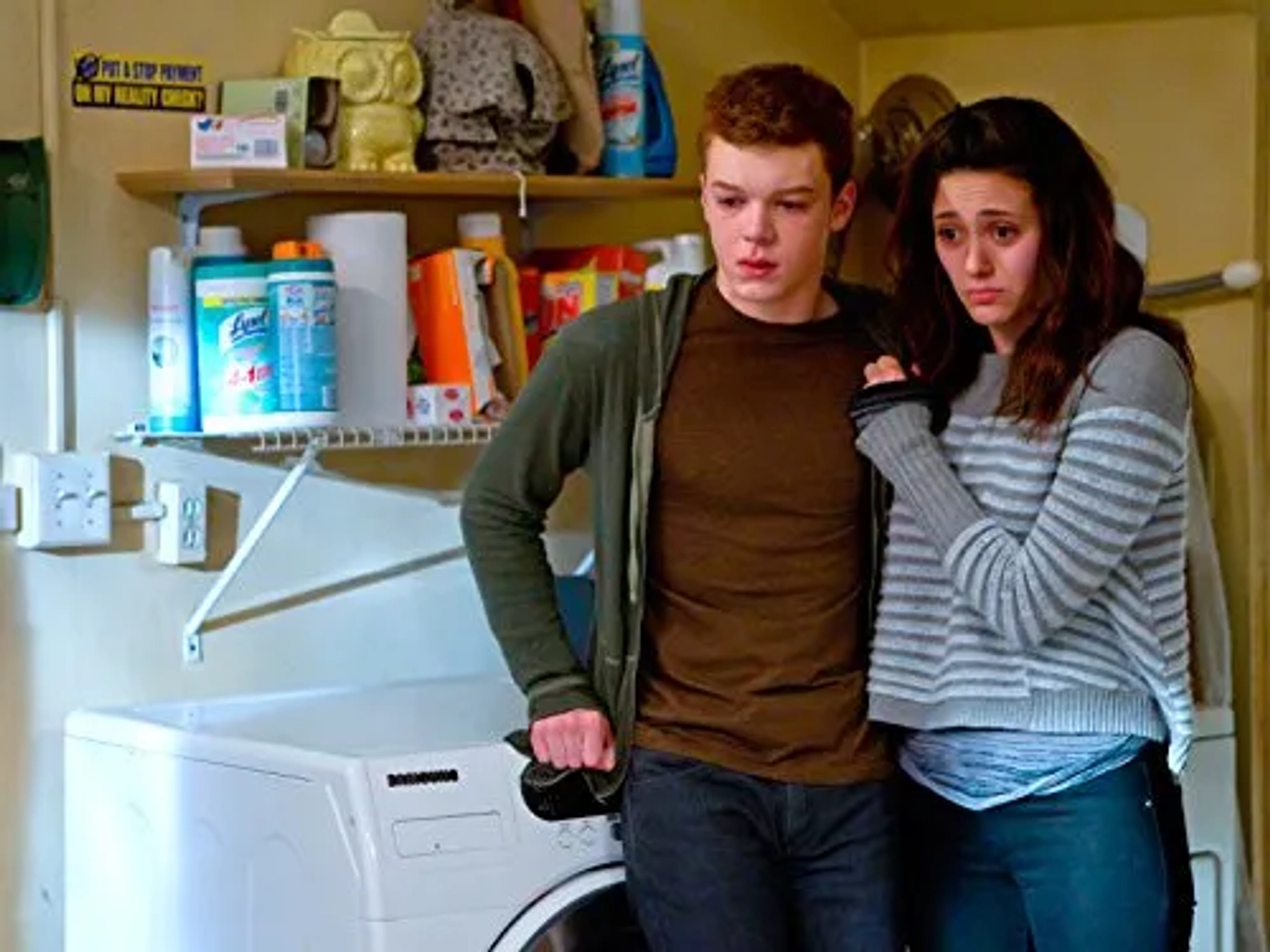 Emmy Rossum and Cameron Monaghan in Shameless (2011)