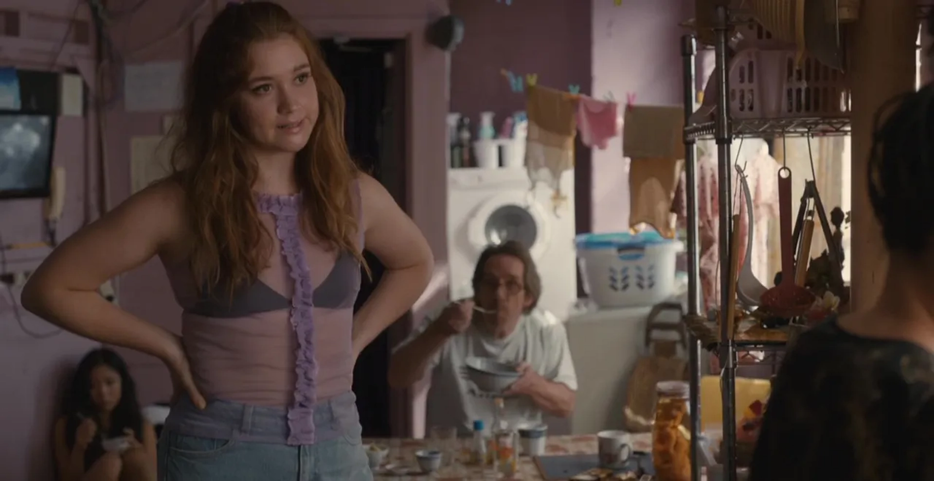 Kim Gyngell, Ling Cooper Tang, and Alice Englert in Top of the Lake (2013)