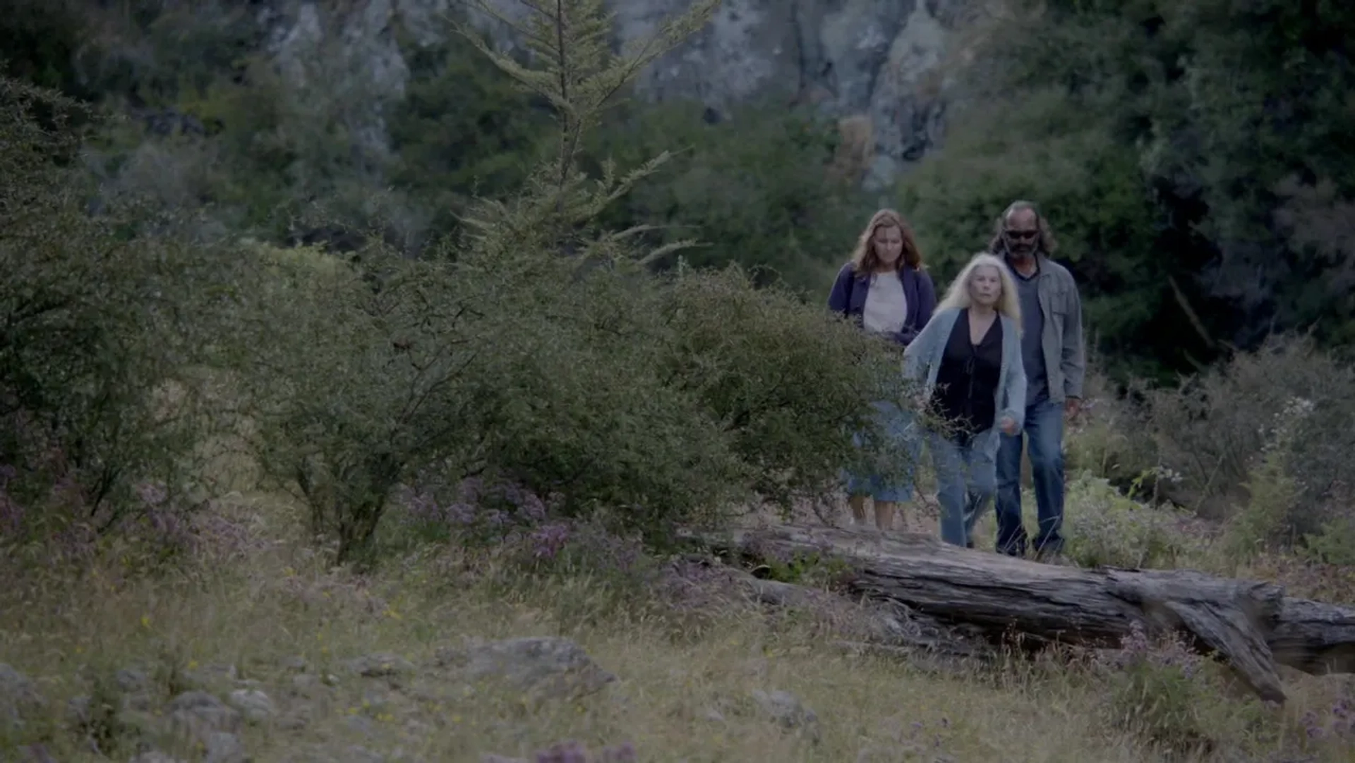 Lucy Lawless, Robyn Nevin, and Calvin Tuteao in Top of the Lake (2013)