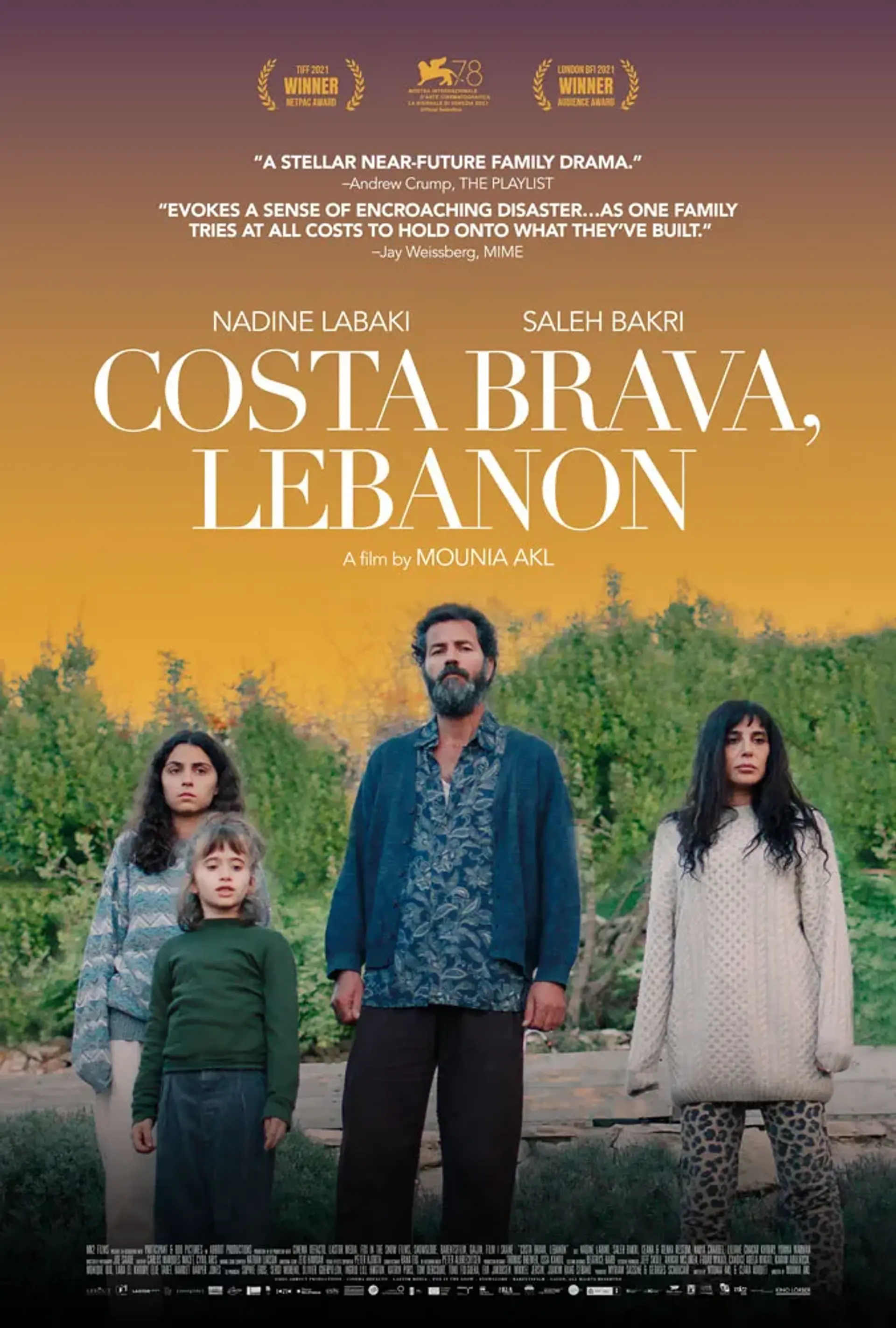 فیلم کاستا براوا، لبنان (Costa Brava, Lebanon 2021)