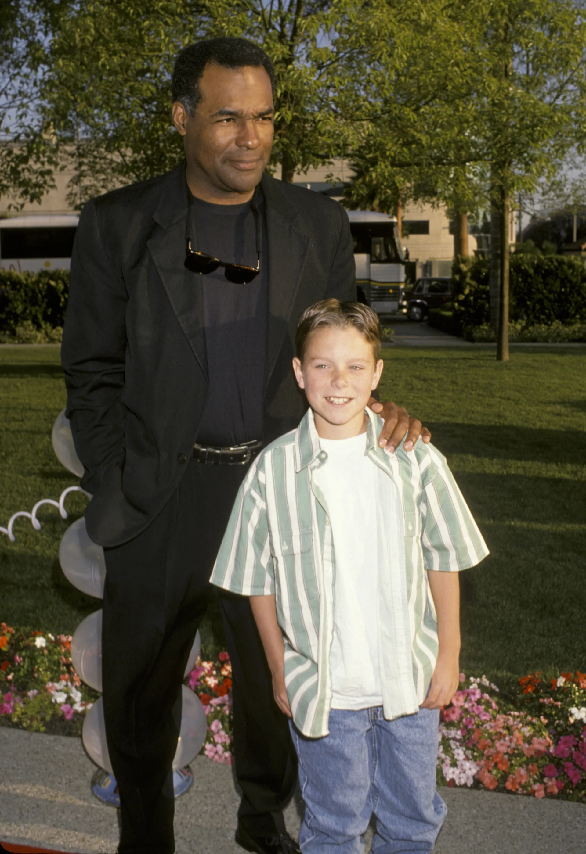 Michael Dorn and Brian Bonsall at an event for Star Trek: The Next Generation (1987)