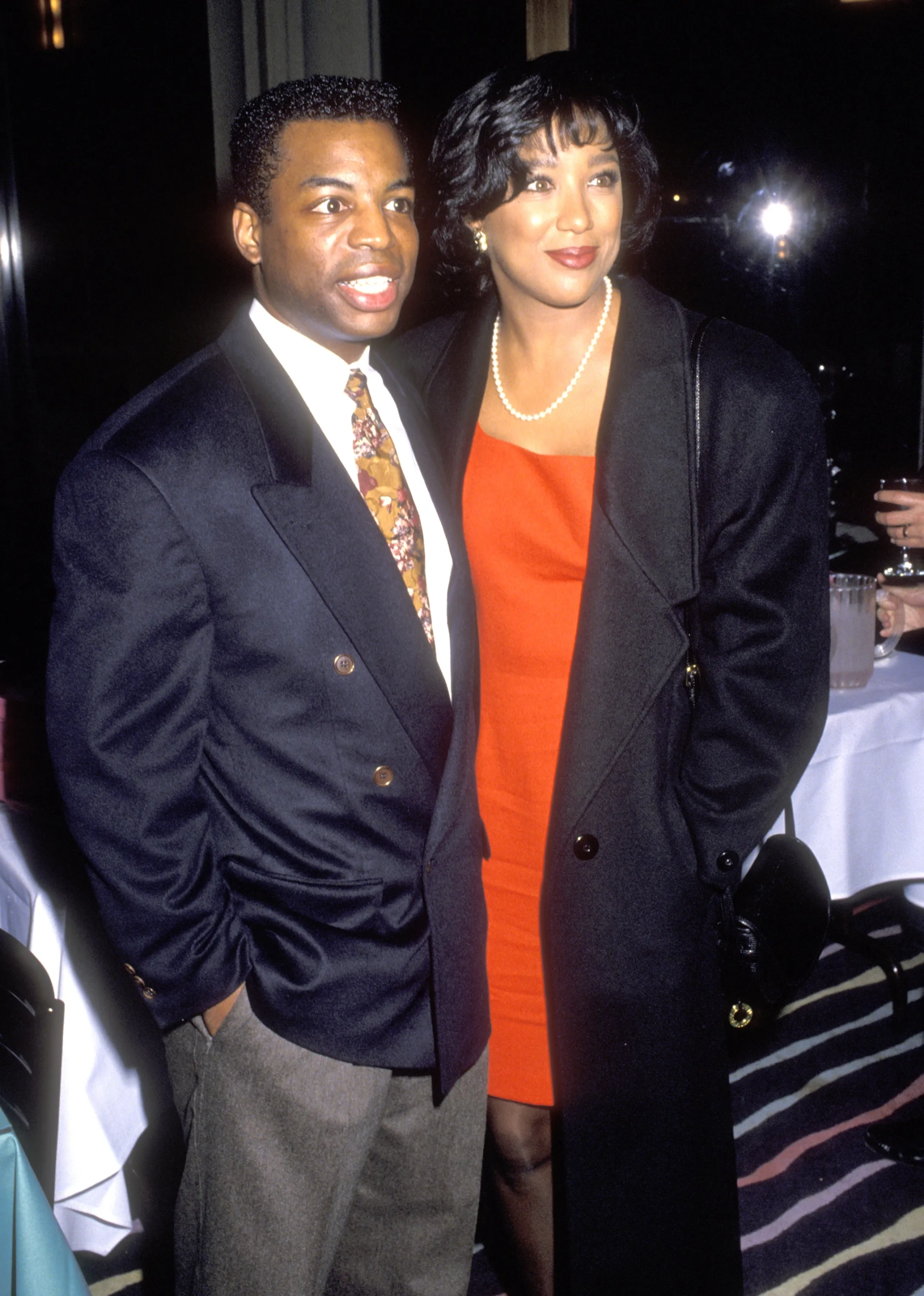 LeVar Burton and Stephanie Cozart Burton at an event for Star Trek: The Next Generation (1987)