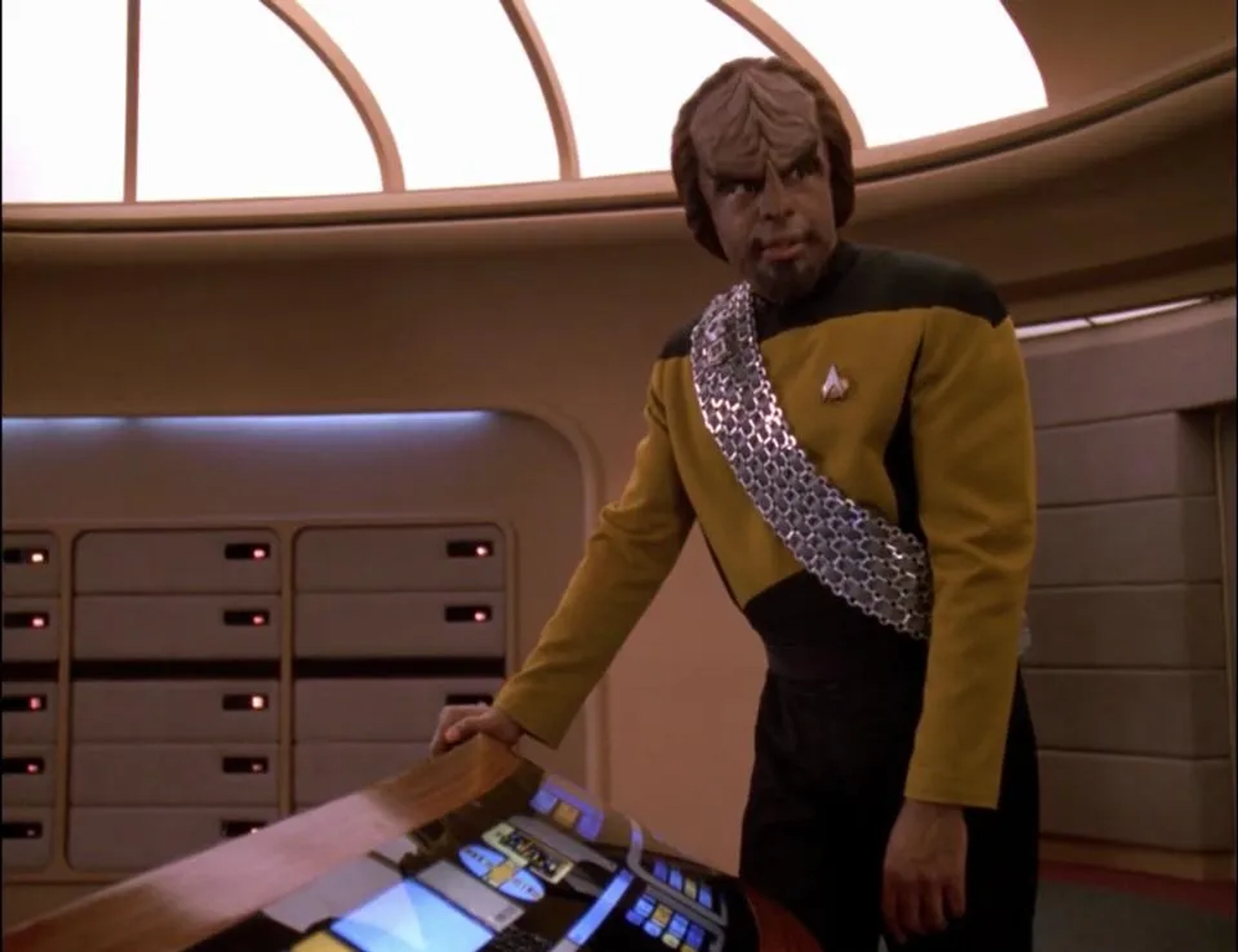 Michael Dorn in Star Trek: The Next Generation (1987)