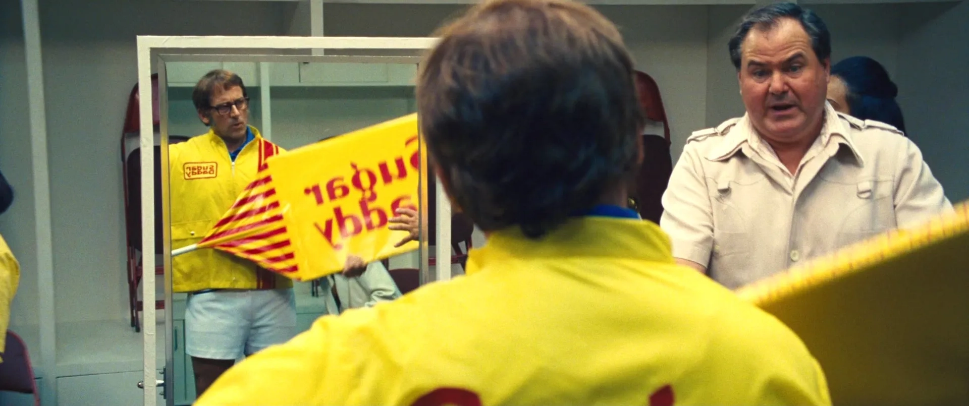 Steve Carell and Bob Stephenson in Battle of the Sexes (2017)